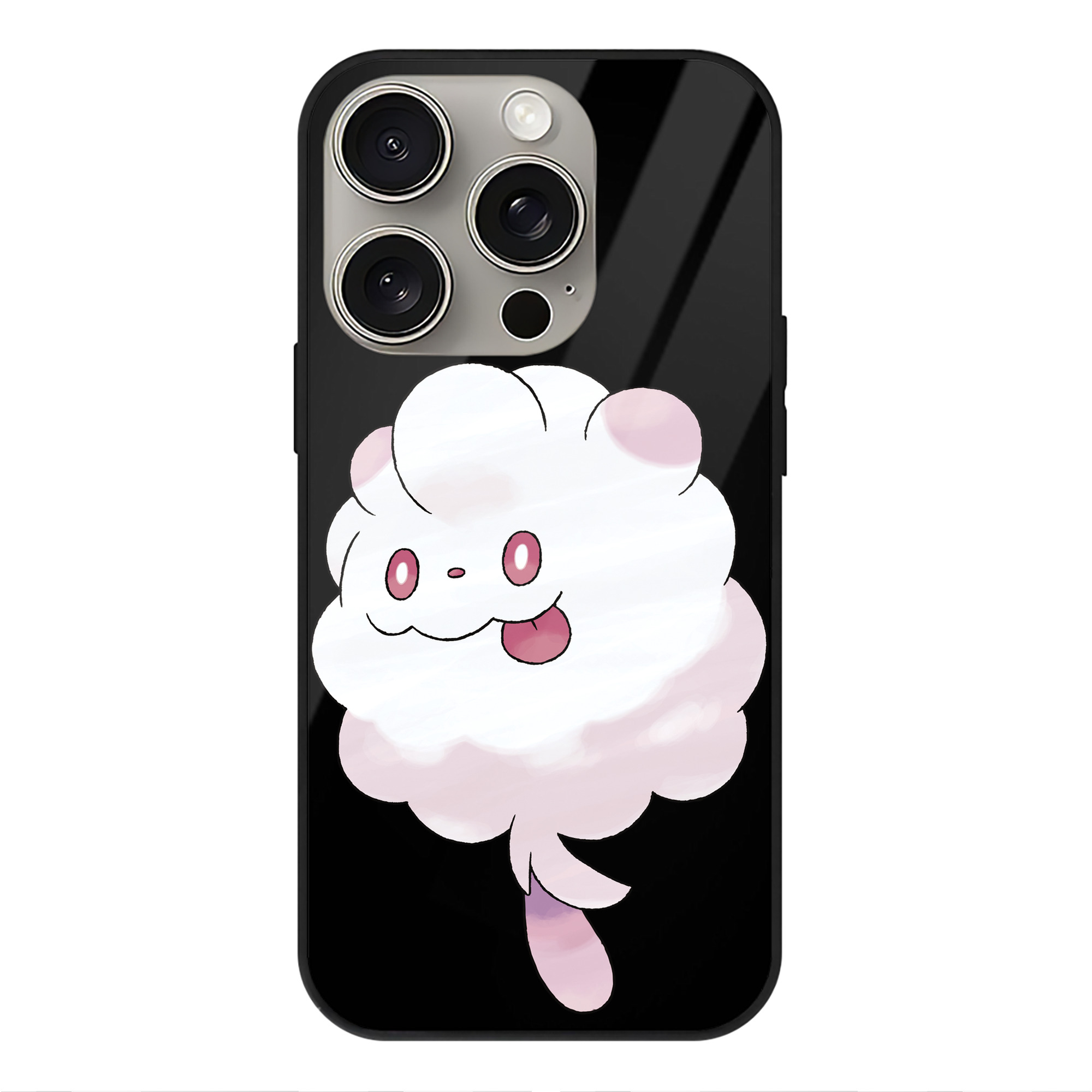 （画像用） ポケットモンスター Pokémon 【iPhone15Pro対応】スマホケース 耐衝撃＆黄変防止 背面ガラス