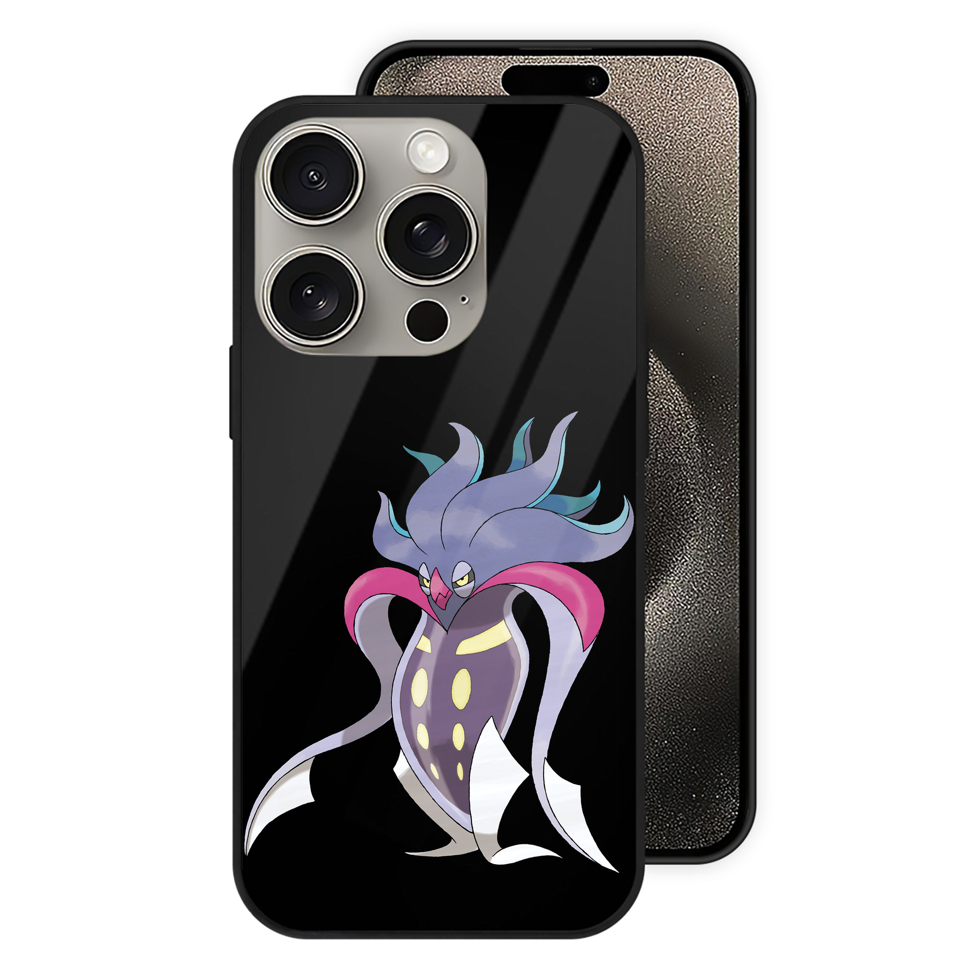 （画像用） ポケットモンスター Pokémon 【iPhone15Pro対応】スマホケース 耐衝撃＆黄変防止 背面ガラス