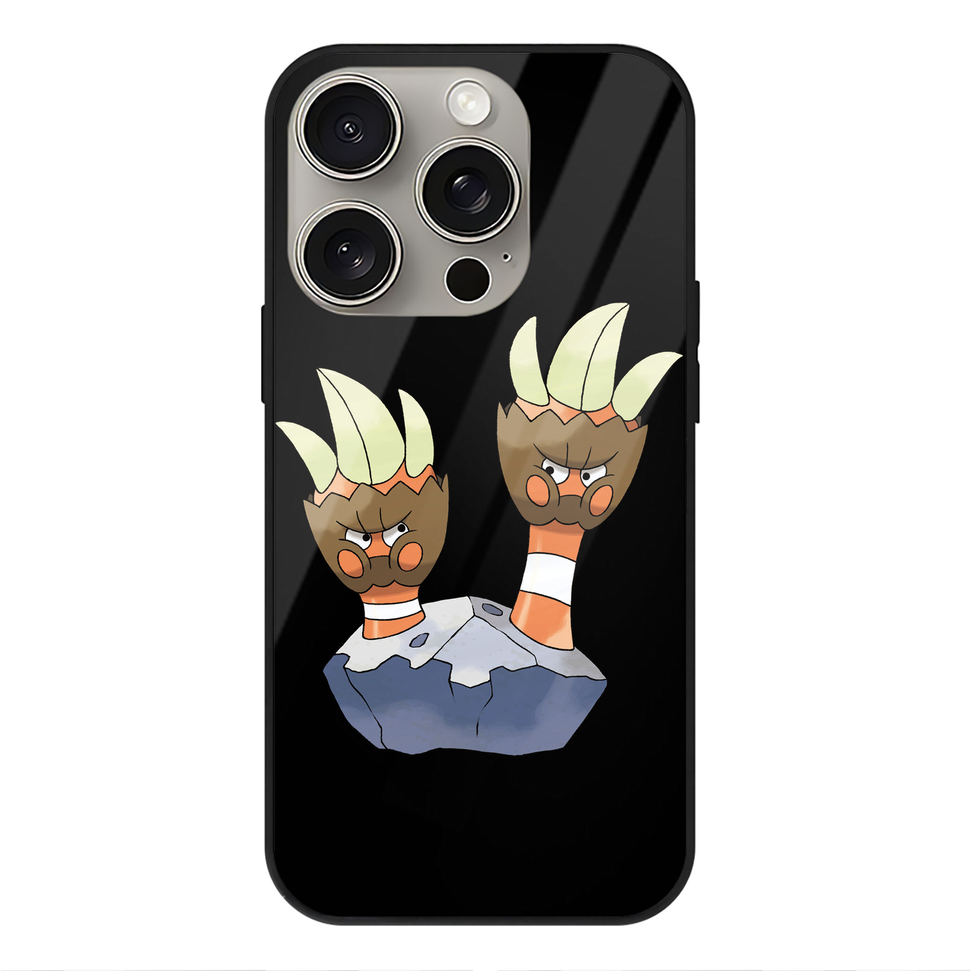 （画像用） ポケットモンスター Pokémon 【iPhone15Pro対応】スマホケース 耐衝撃＆黄変防止 背面ガラス