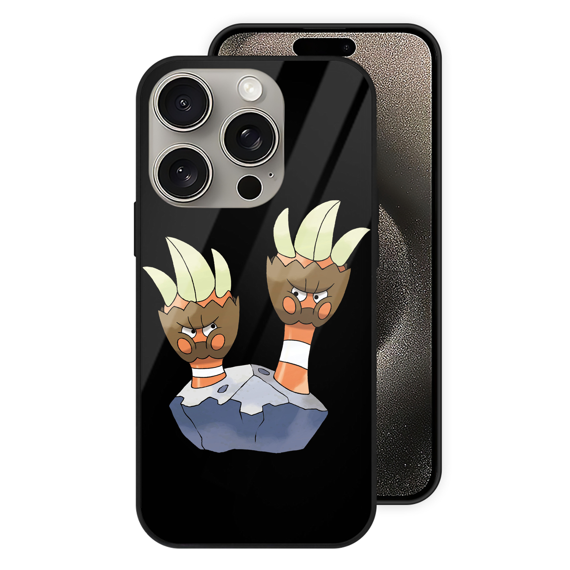 （画像用） ポケットモンスター Pokémon 【iPhone15Pro対応】スマホケース 耐衝撃＆黄変防止 背面ガラス
