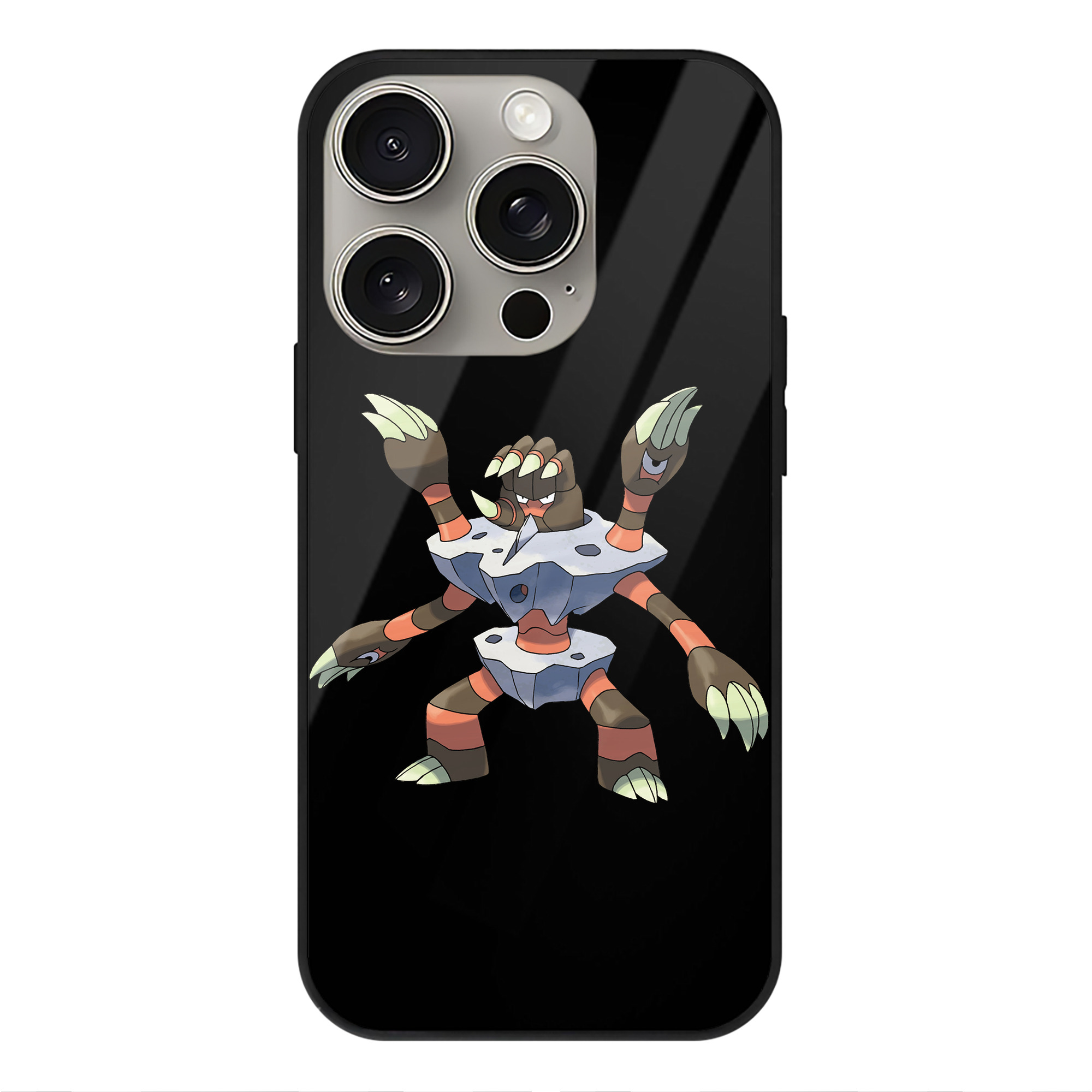 （画像用） ポケットモンスター Pokémon 【iPhone15Pro対応】スマホケース 耐衝撃＆黄変防止 背面ガラス