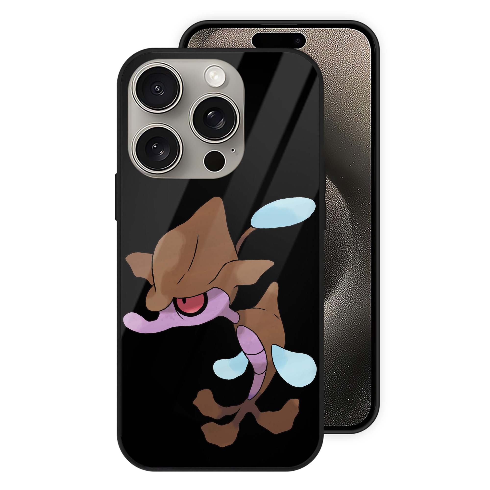 （画像用） ポケットモンスター Pokémon 【iPhone15Pro対応】スマホケース 耐衝撃＆黄変防止 背面ガラス