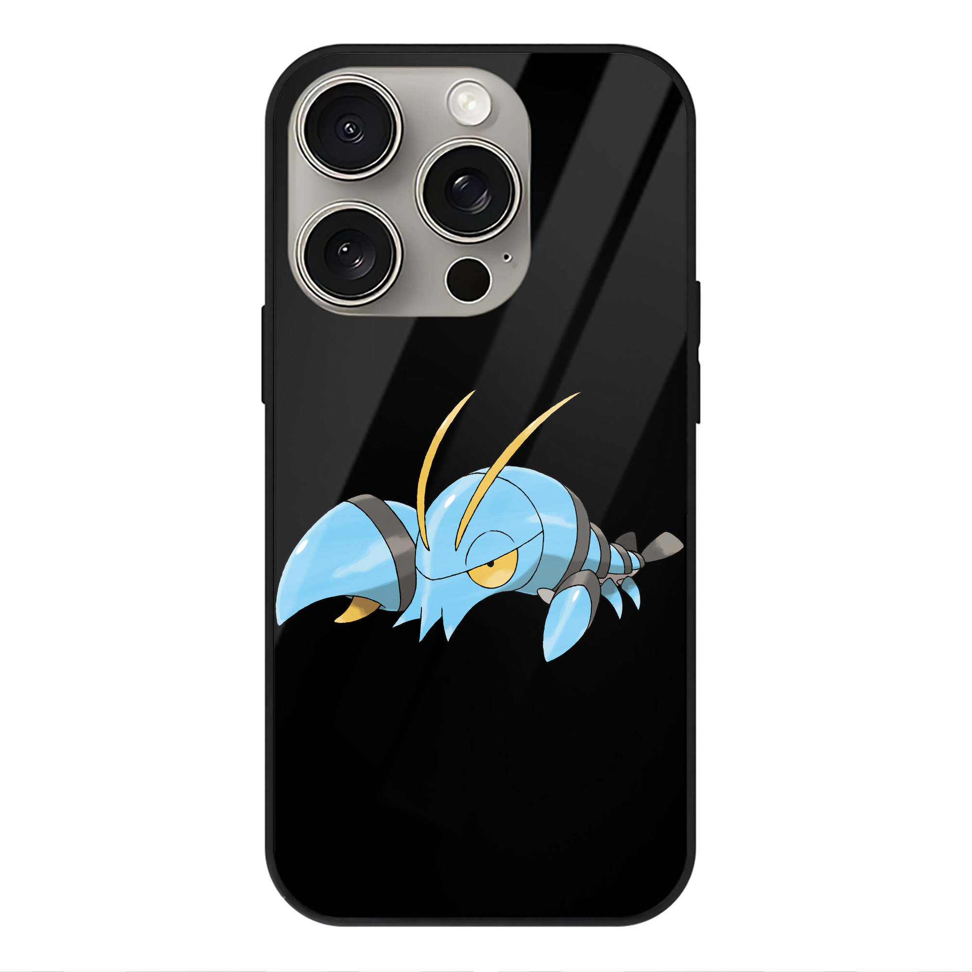 （画像用） ポケットモンスター Pokémon 【iPhone15Pro対応】スマホケース 耐衝撃＆黄変防止 背面ガラス