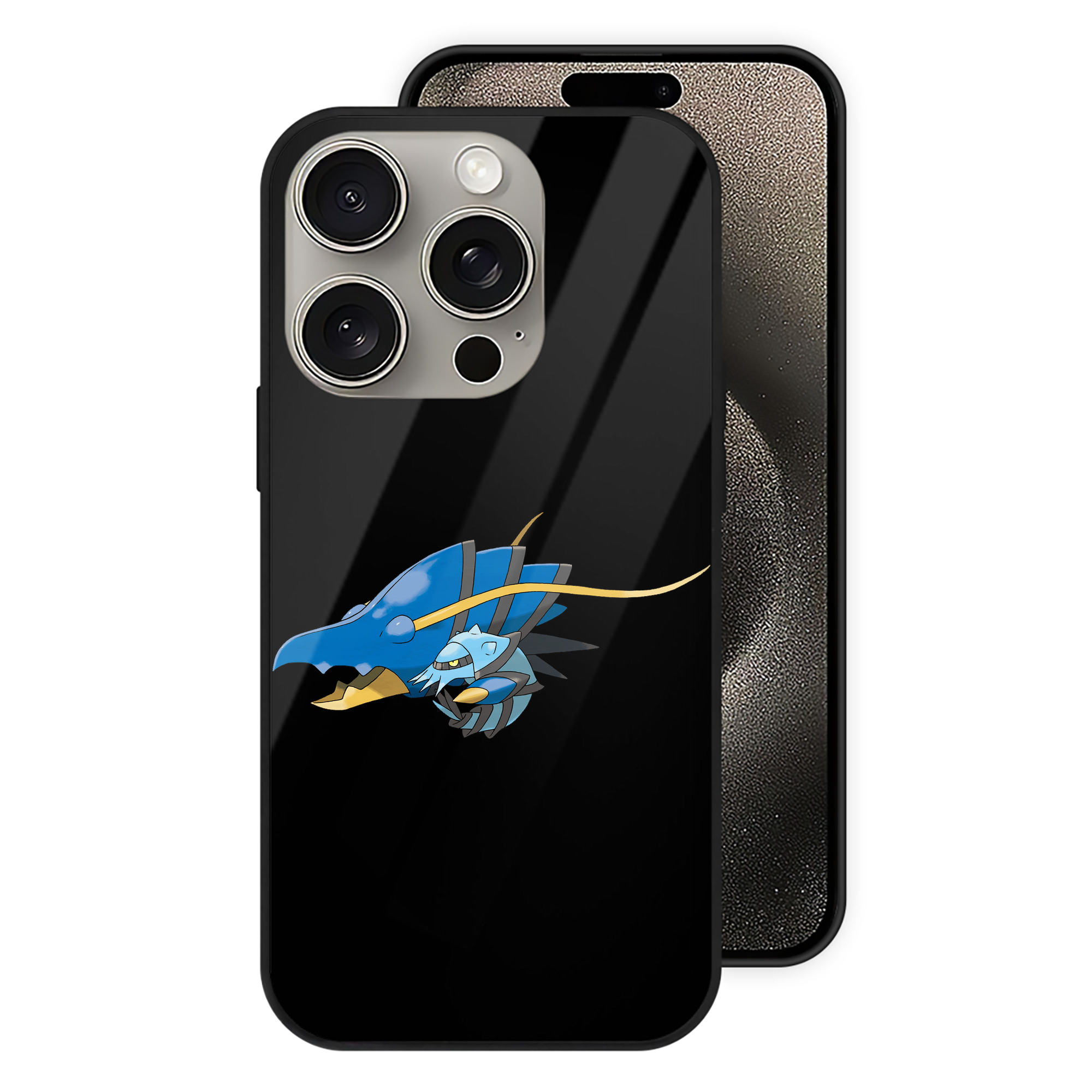 （画像用） ポケットモンスター Pokémon 【iPhone15Pro対応】スマホケース 耐衝撃＆黄変防止 背面ガラス
