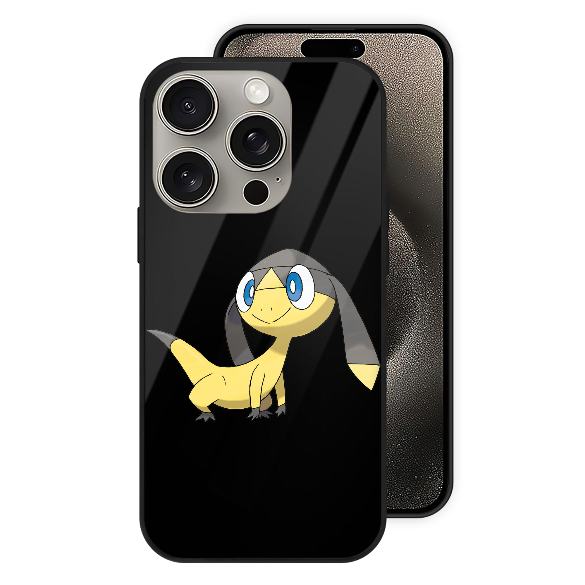 （画像用） ポケットモンスター Pokémon 【iPhone15Pro対応】スマホケース 耐衝撃＆黄変防止 背面ガラス