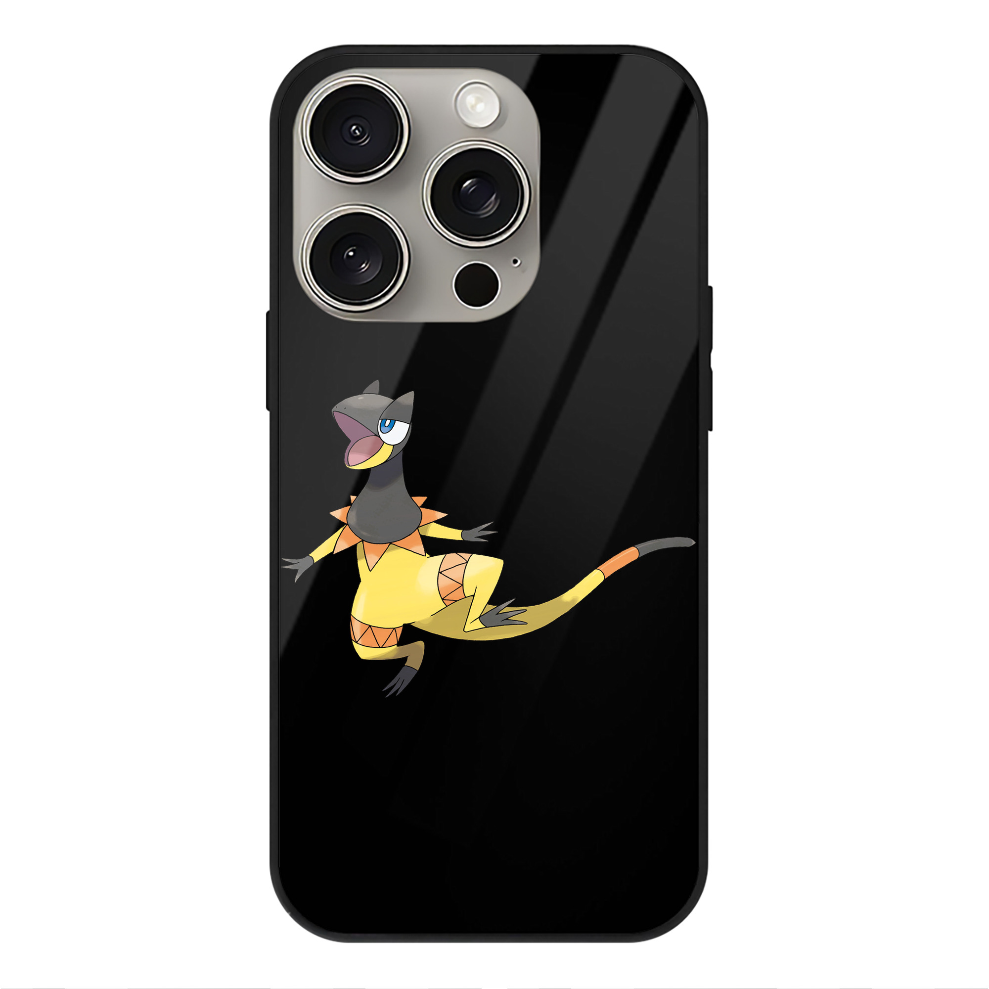 （画像用） ポケットモンスター Pokémon 【iPhone15Pro対応】スマホケース 耐衝撃＆黄変防止 背面ガラス
