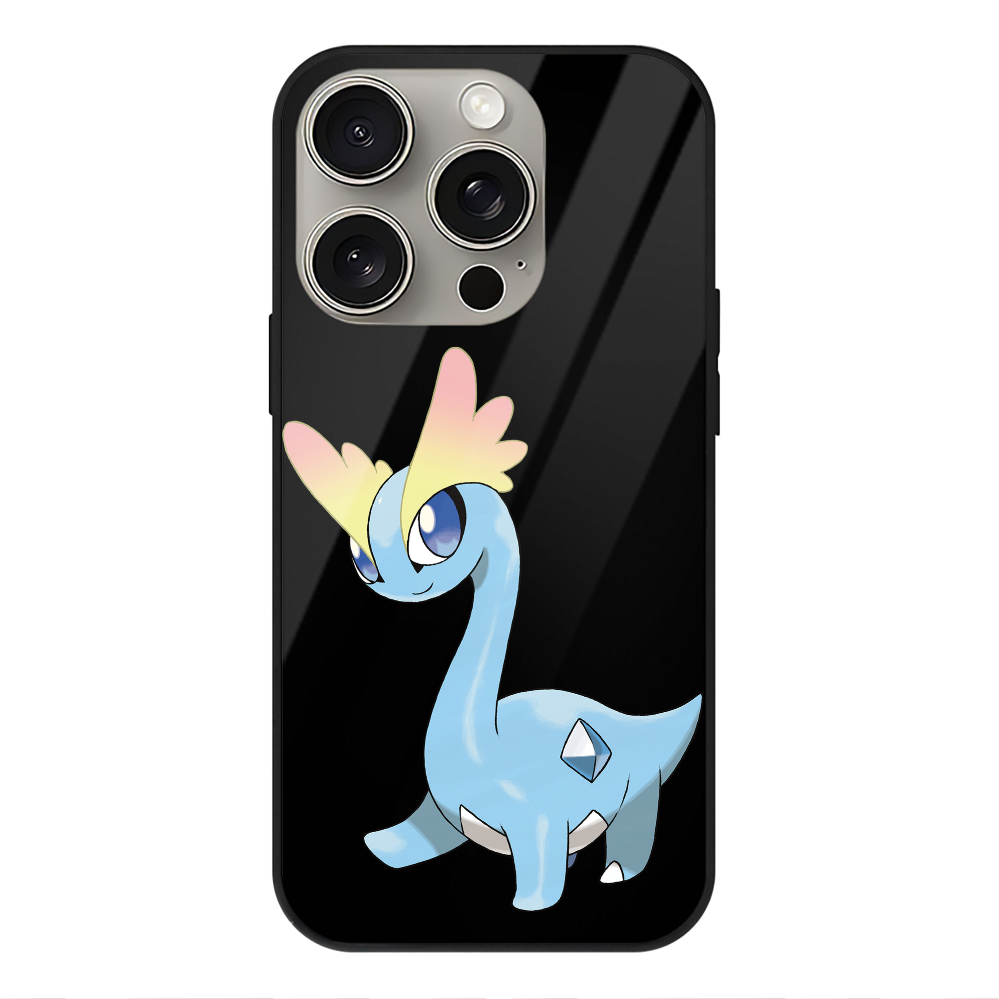 （画像用） ポケットモンスター Pokémon 【iPhone15Pro対応】スマホケース 耐衝撃＆黄変防止 背面ガラス