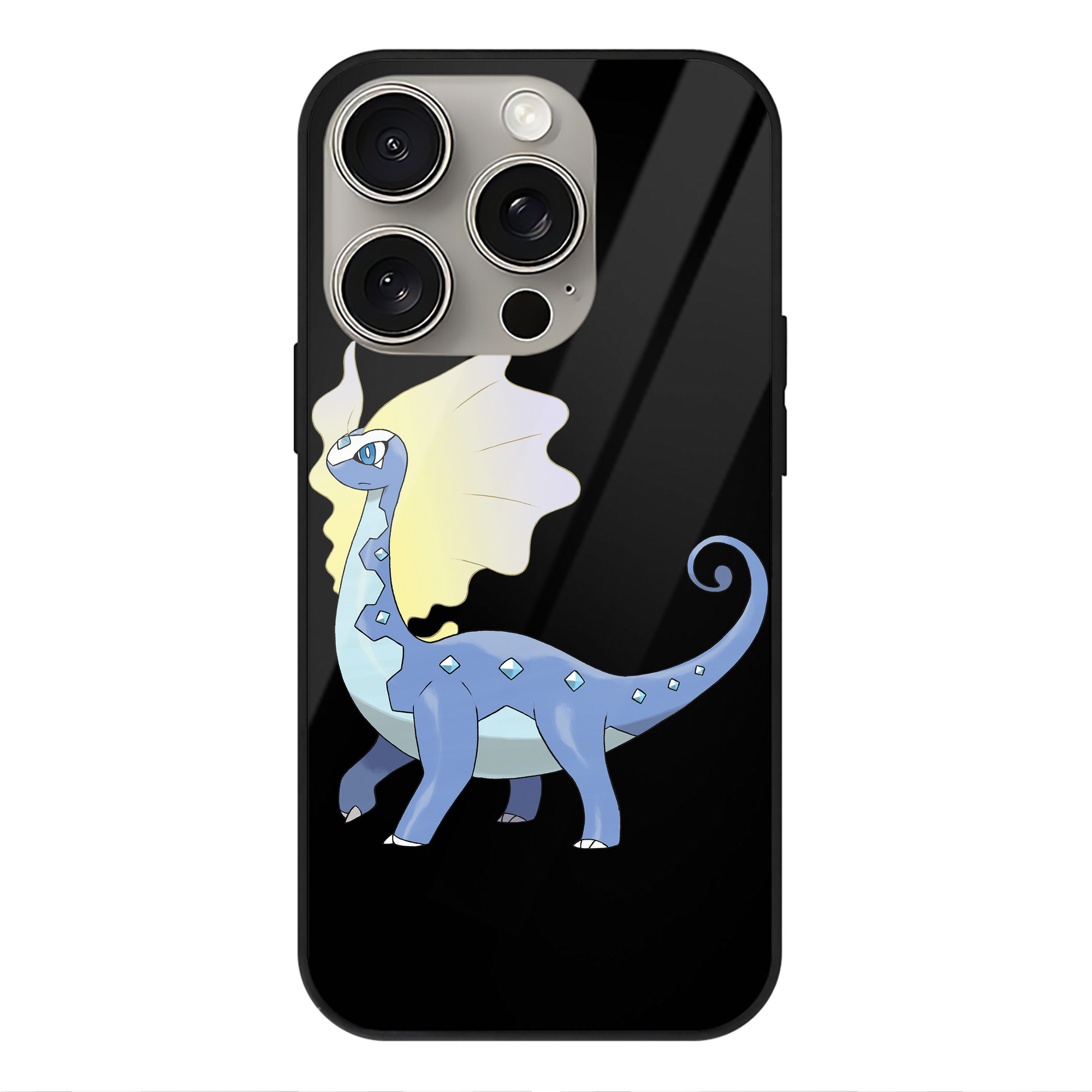 （画像用） ポケットモンスター Pokémon 【iPhone15Pro対応】スマホケース 耐衝撃＆黄変防止 背面ガラス