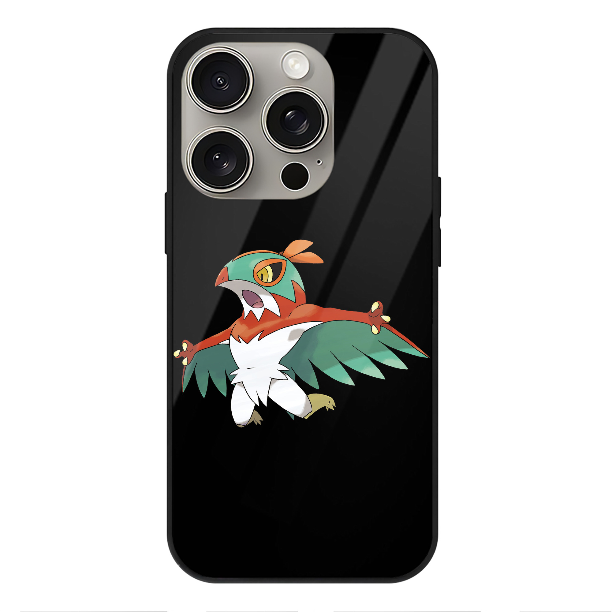 （画像用） ポケットモンスター Pokémon 【iPhone15Pro対応】スマホケース 耐衝撃＆黄変防止 背面ガラス