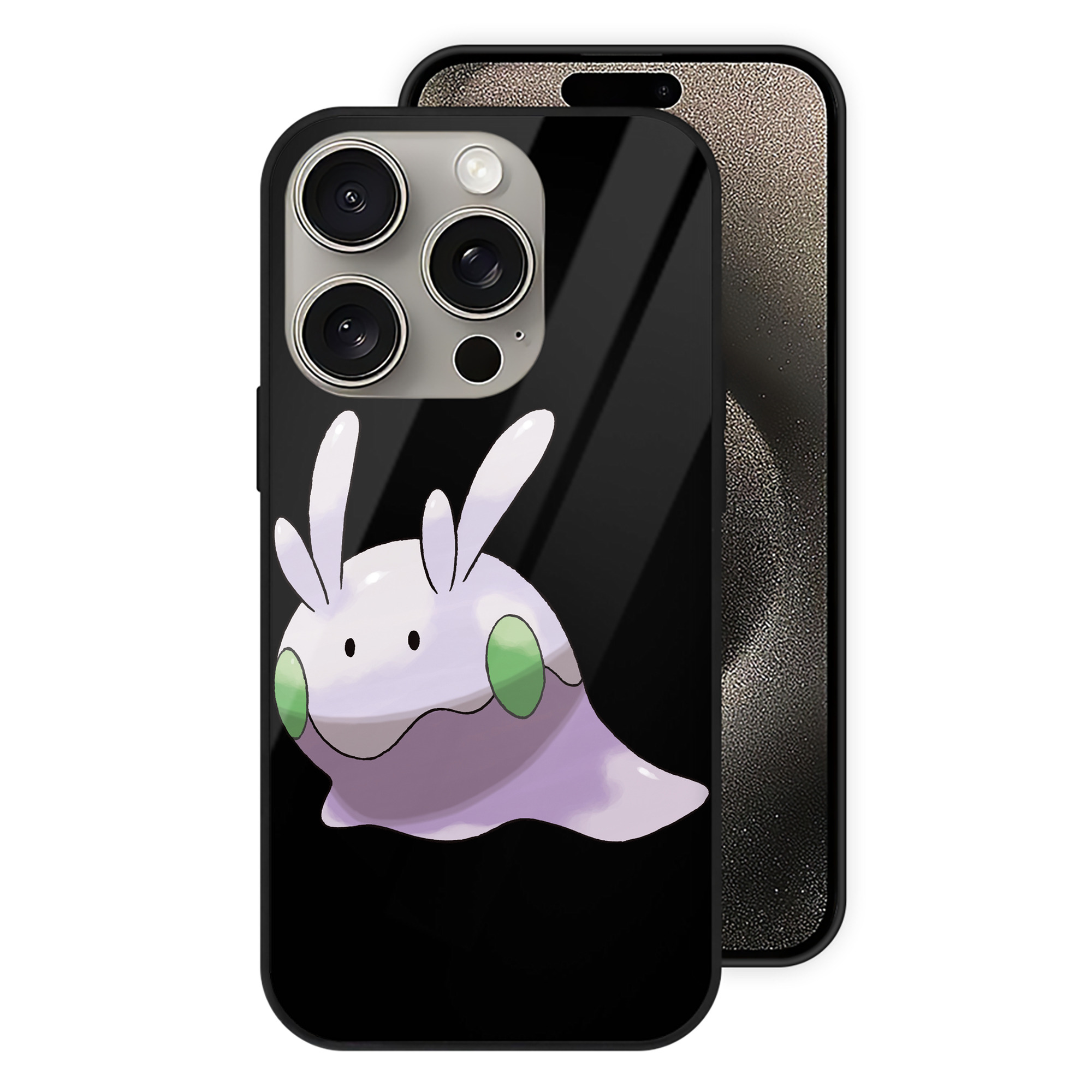 （画像用） ポケットモンスター Pokémon 【iPhone15Pro対応】スマホケース 耐衝撃＆黄変防止 背面ガラス