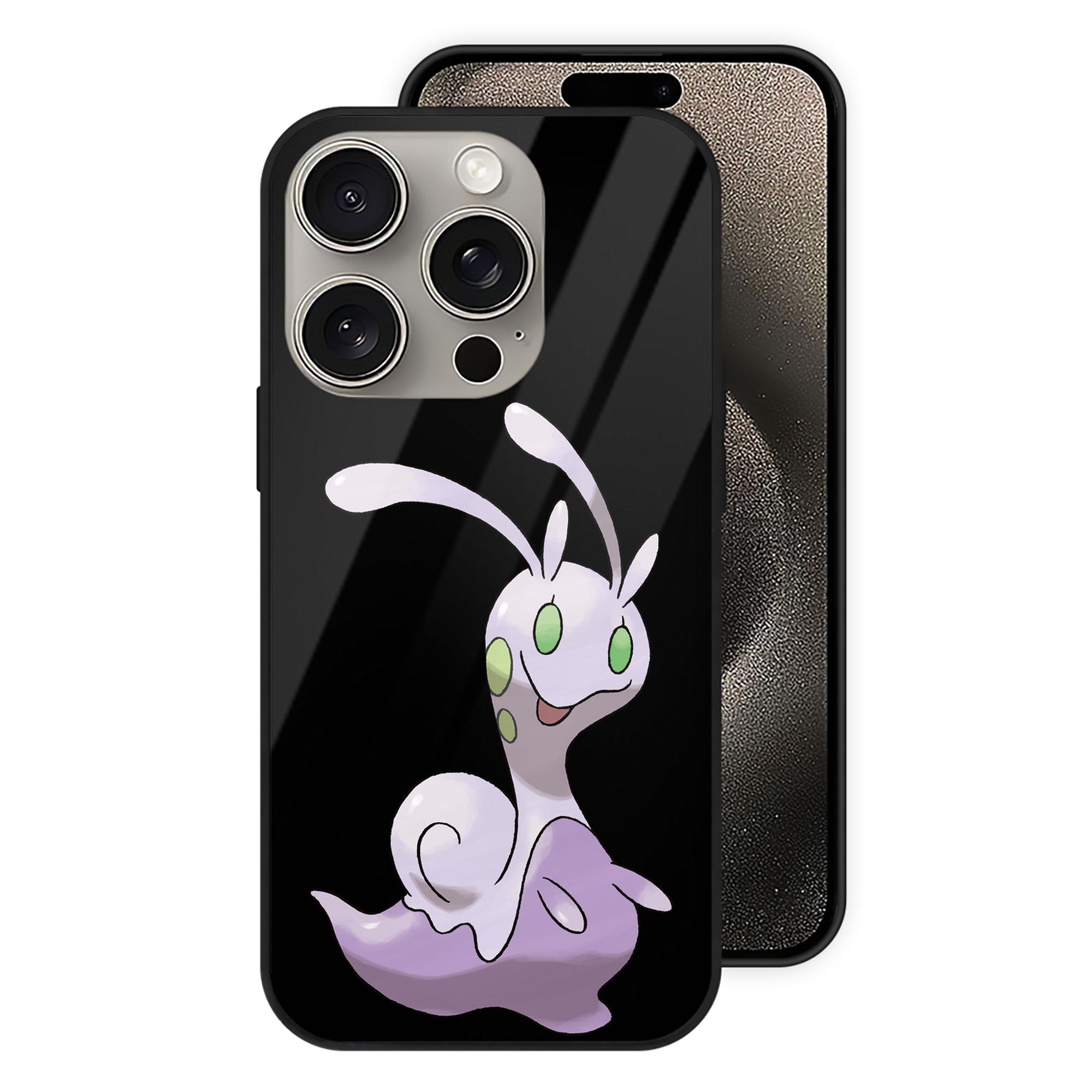 （画像用） ポケットモンスター Pokémon 【iPhone15Pro対応】スマホケース 耐衝撃＆黄変防止 背面ガラス