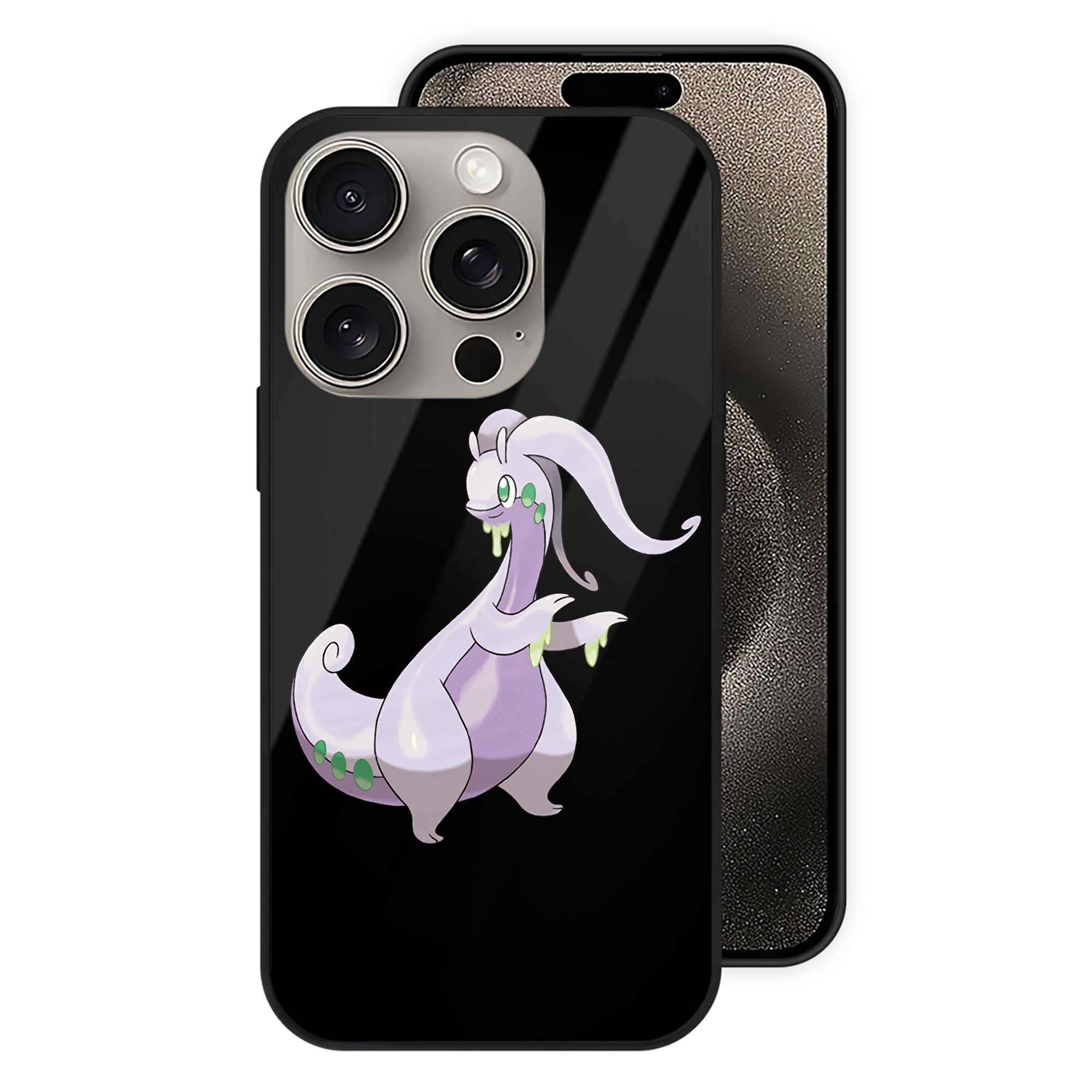 （画像用） ポケットモンスター Pokémon 【iPhone15Pro対応】スマホケース 耐衝撃＆黄変防止 背面ガラス
