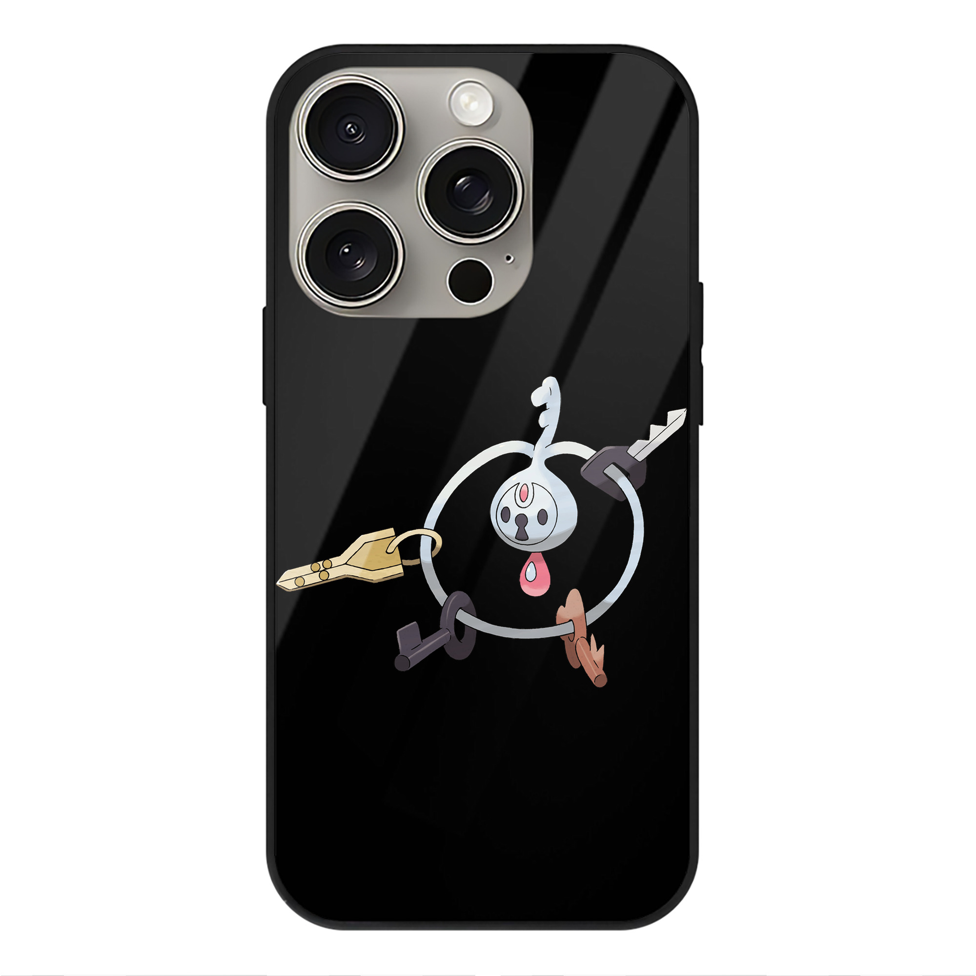 （画像用） ポケットモンスター Pokémon 【iPhone15Pro対応】スマホケース 耐衝撃＆黄変防止 背面ガラス