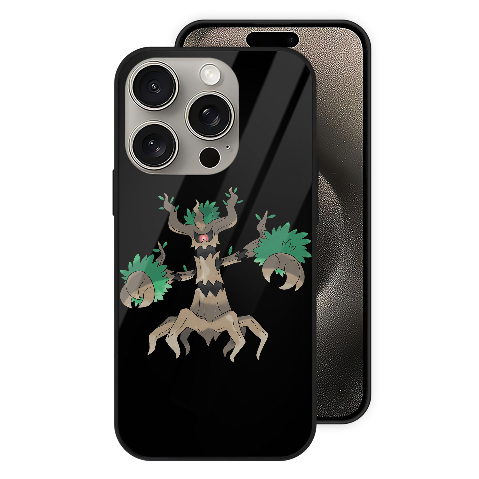 （画像用） ポケットモンスター Pokémon 【iPhone15Pro対応】スマホケース 耐衝撃＆黄変防止 背面ガラス