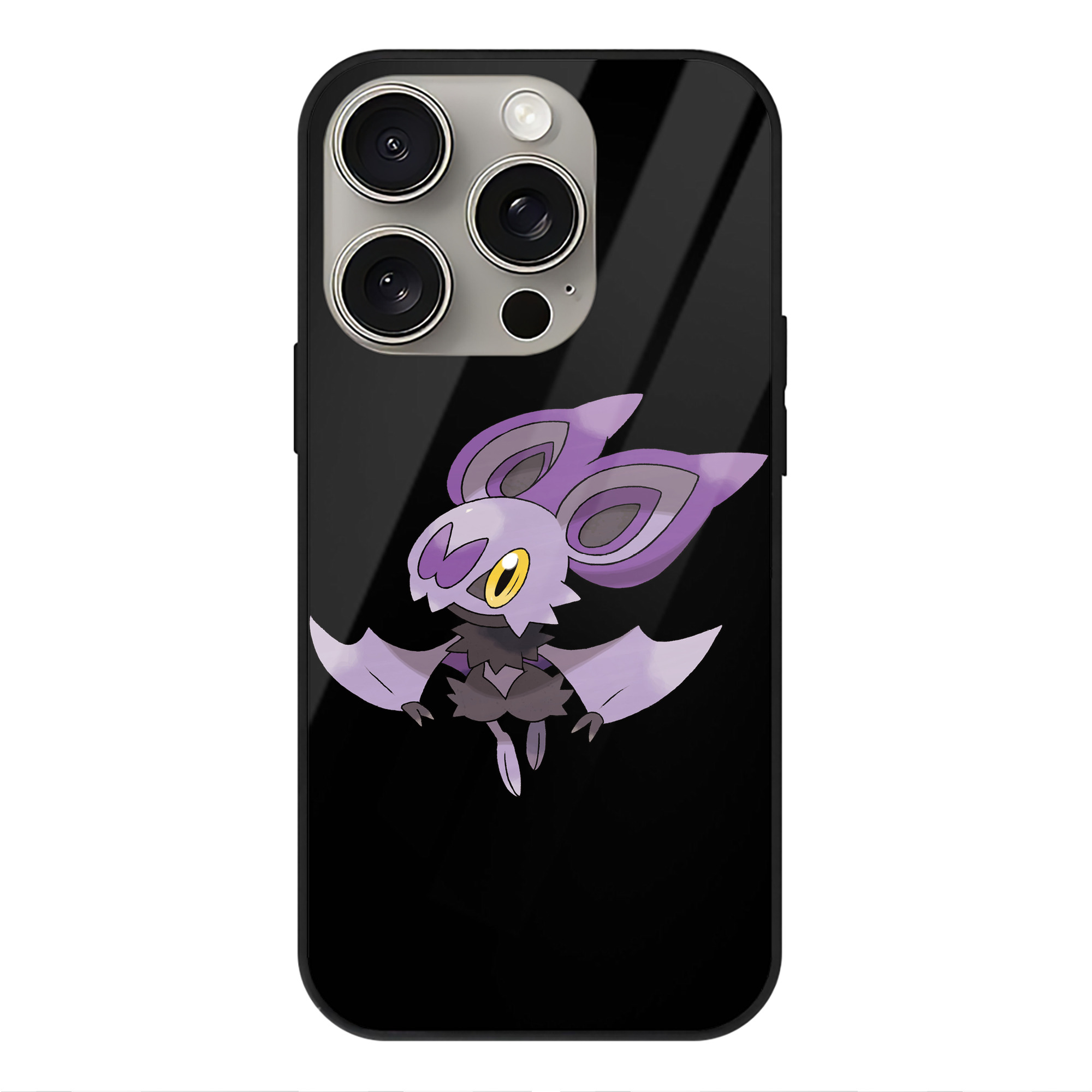 （画像用） ポケットモンスター Pokémon 【iPhone15Pro対応】スマホケース 耐衝撃＆黄変防止 背面ガラス