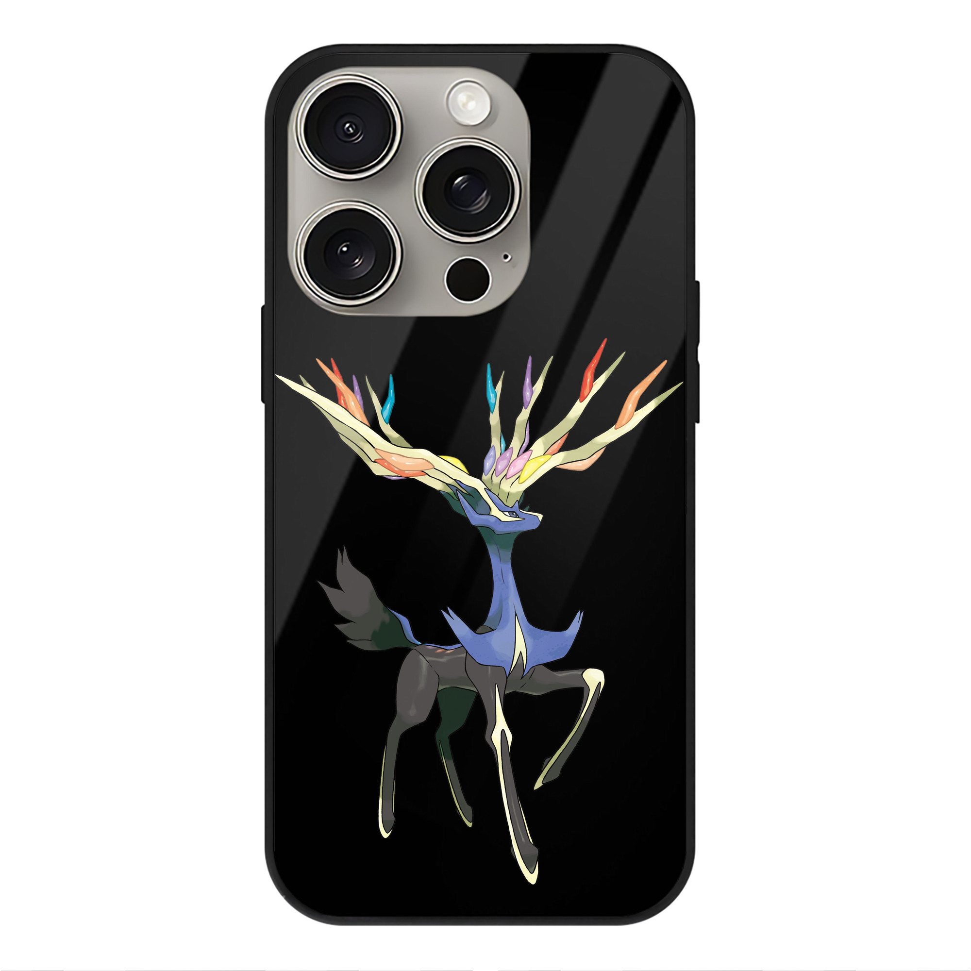 （画像用） ポケットモンスター Pokémon 【iPhone15Pro対応】スマホケース 耐衝撃＆黄変防止 背面ガラス