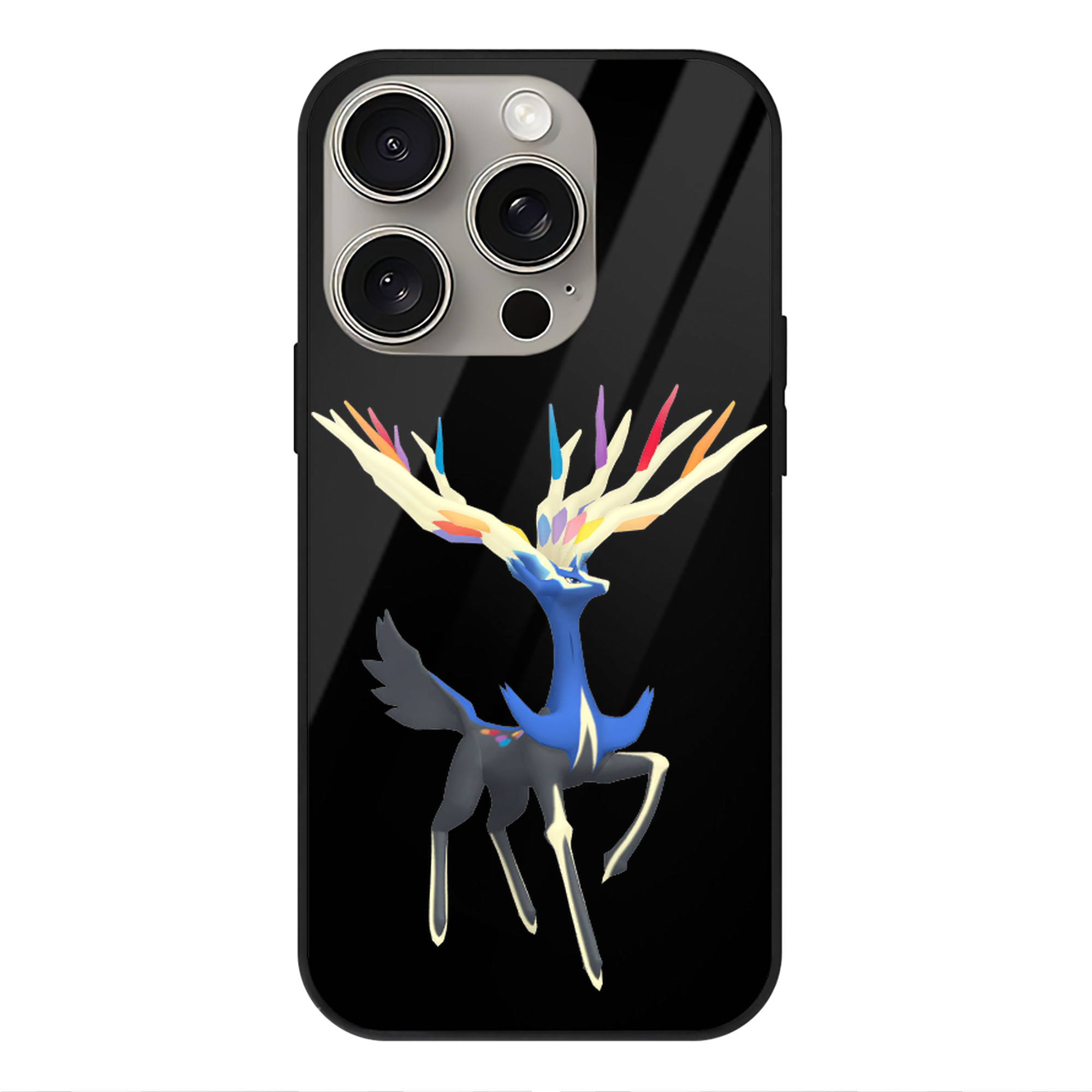 （画像用） ポケットモンスター Pokémon 【iPhone15Pro対応】スマホケース 耐衝撃＆黄変防止 背面ガラス