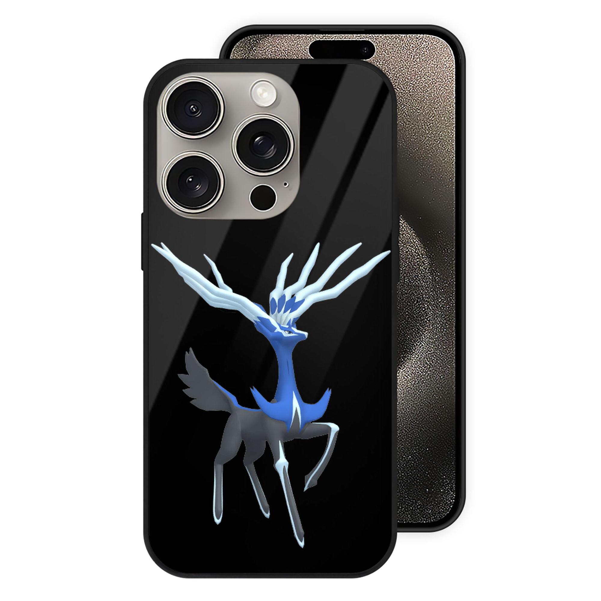 （画像用） ポケットモンスター Pokémon 【iPhone15Pro対応】スマホケース 耐衝撃＆黄変防止 背面ガラス