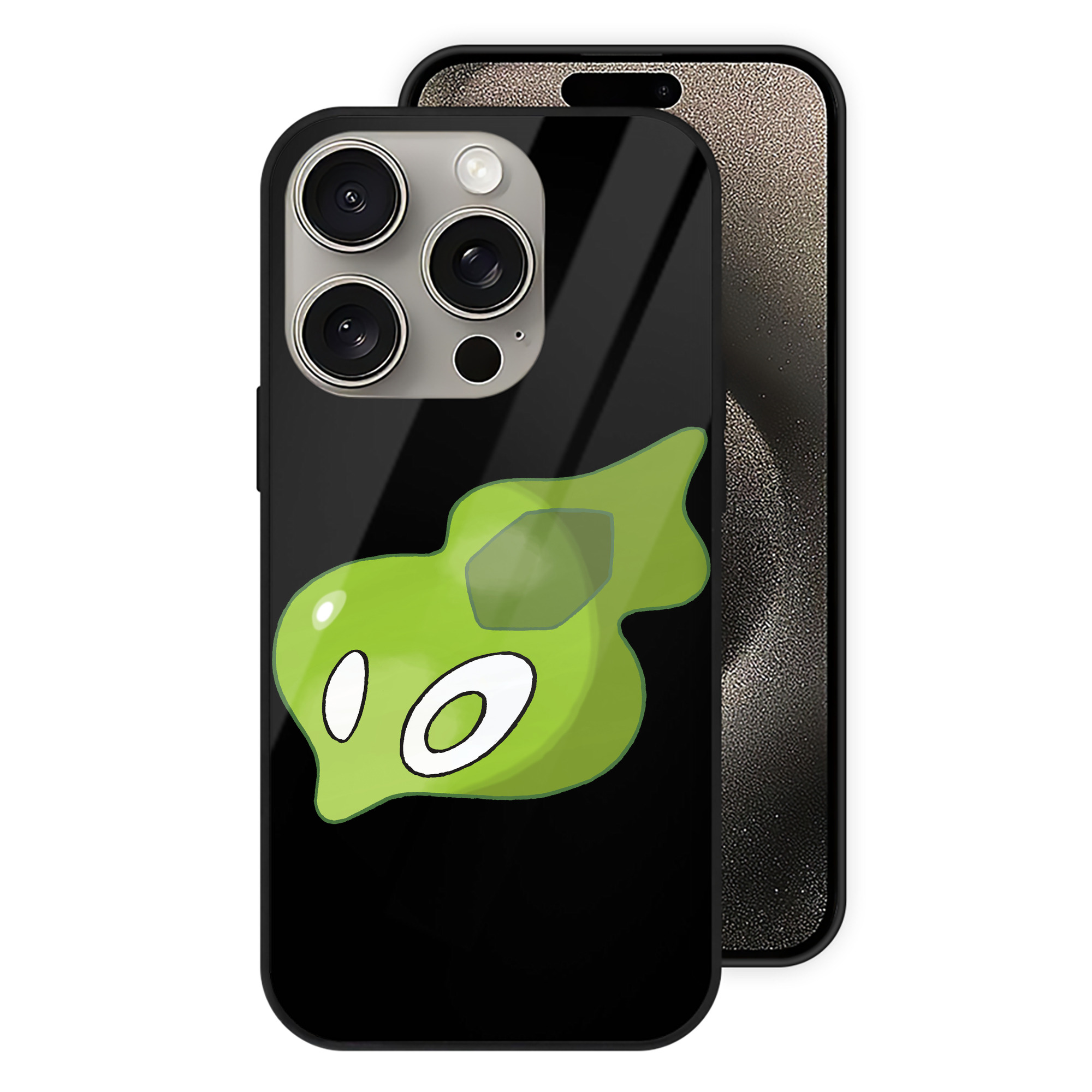 （画像用） ポケットモンスター Pokémon 【iPhone15Pro対応】スマホケース 耐衝撃＆黄変防止 背面ガラス