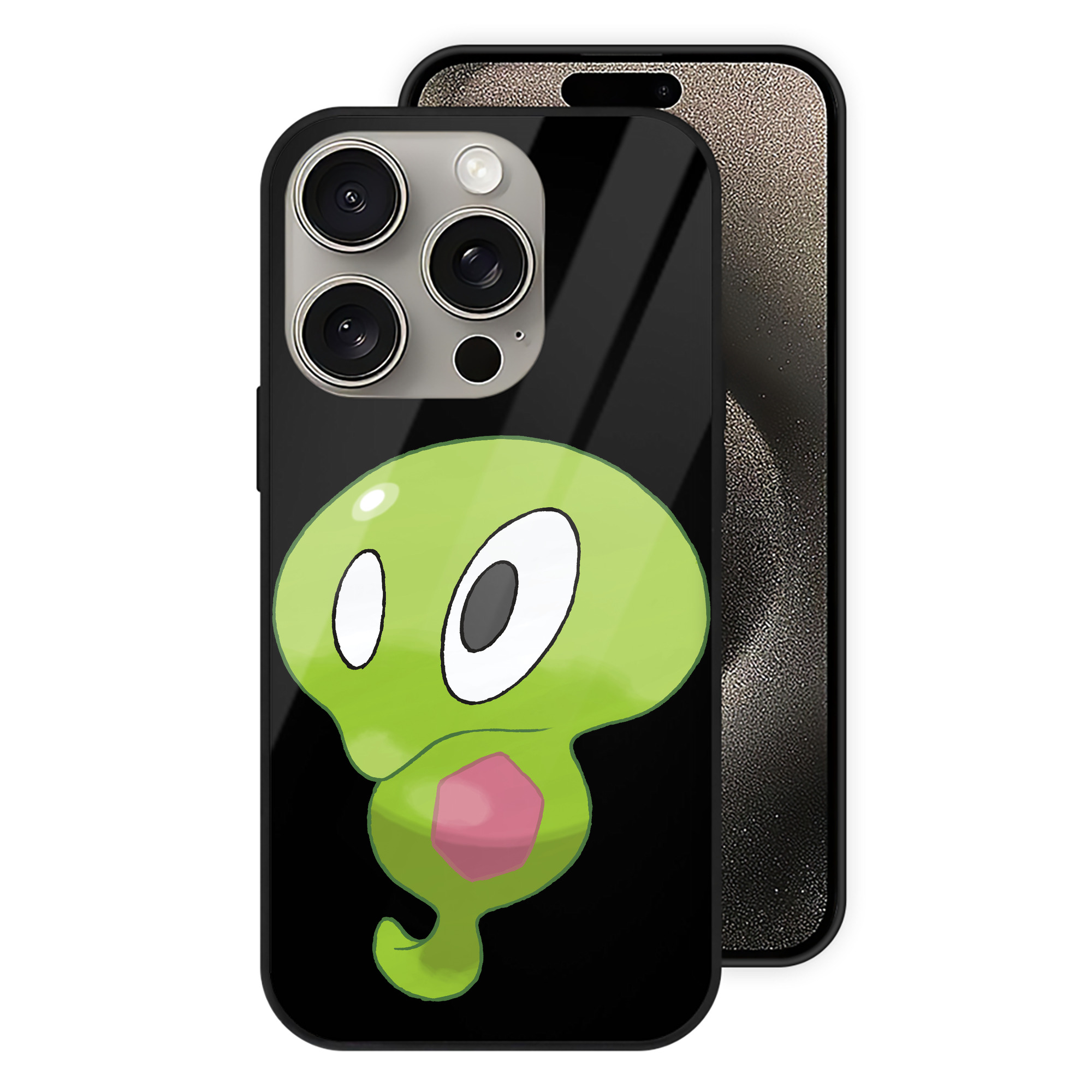 （画像用） ポケットモンスター Pokémon 【iPhone15Pro対応】スマホケース 耐衝撃＆黄変防止 背面ガラス