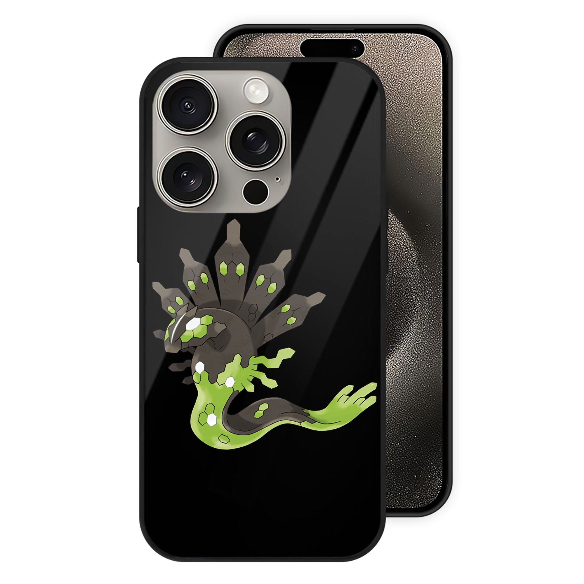 （画像用） ポケットモンスター Pokémon 【iPhone15Pro対応】スマホケース 耐衝撃＆黄変防止 背面ガラス