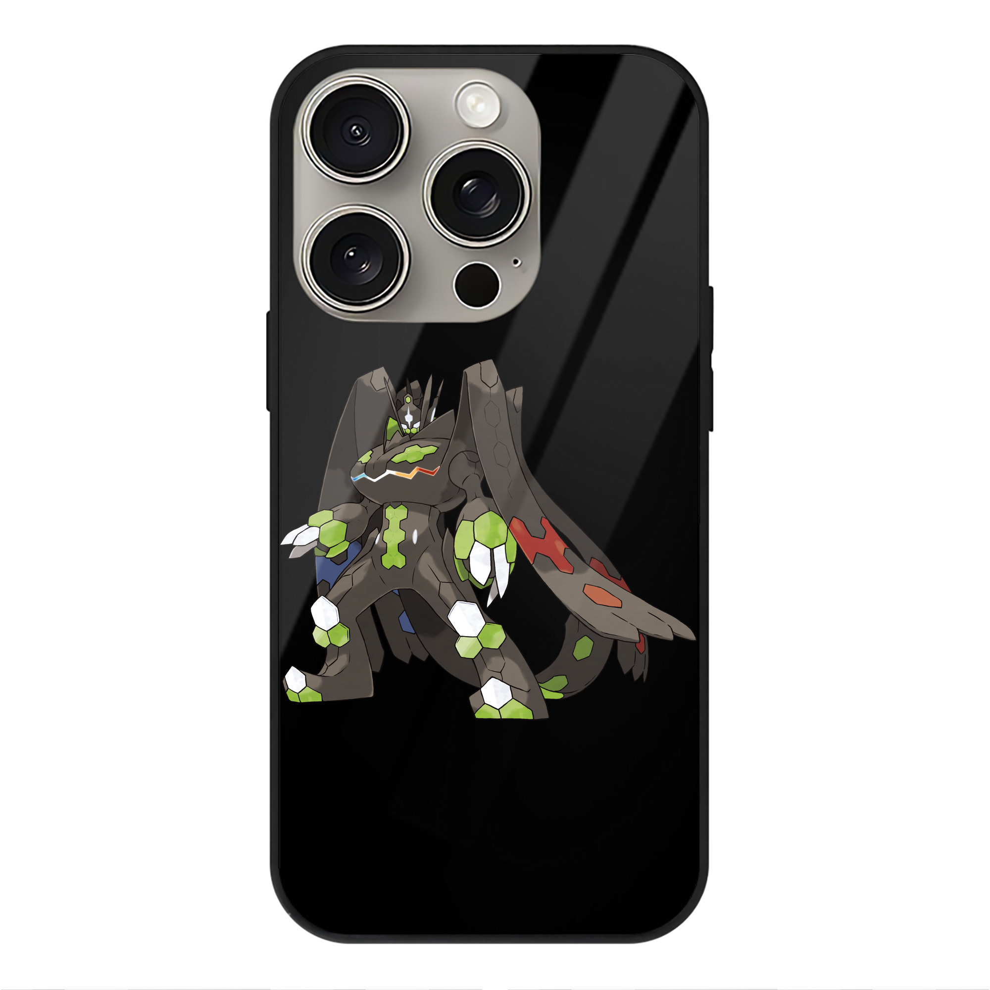 （画像用） ポケットモンスター Pokémon 【iPhone15Pro対応】スマホケース 耐衝撃＆黄変防止 背面ガラス