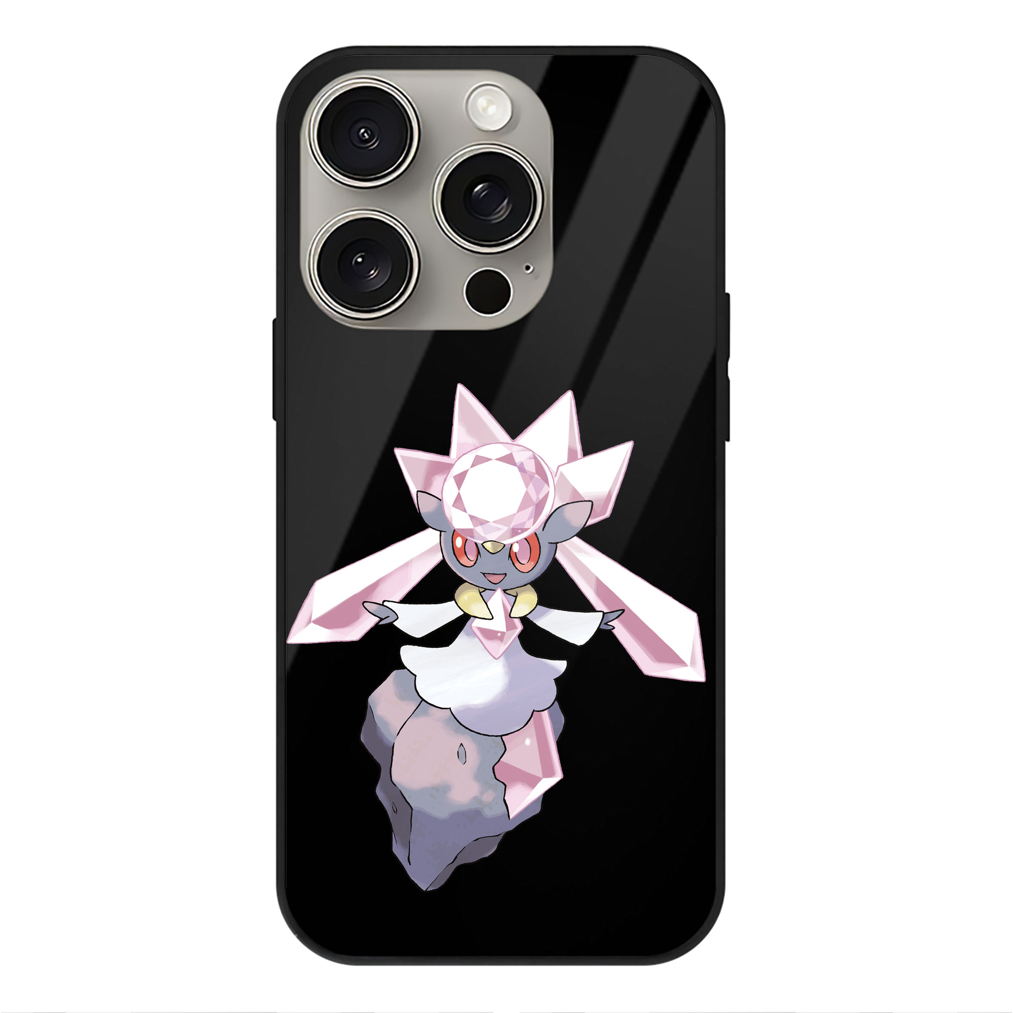 （画像用） ポケットモンスター Pokémon 【iPhone15Pro対応】スマホケース 耐衝撃＆黄変防止 背面ガラス