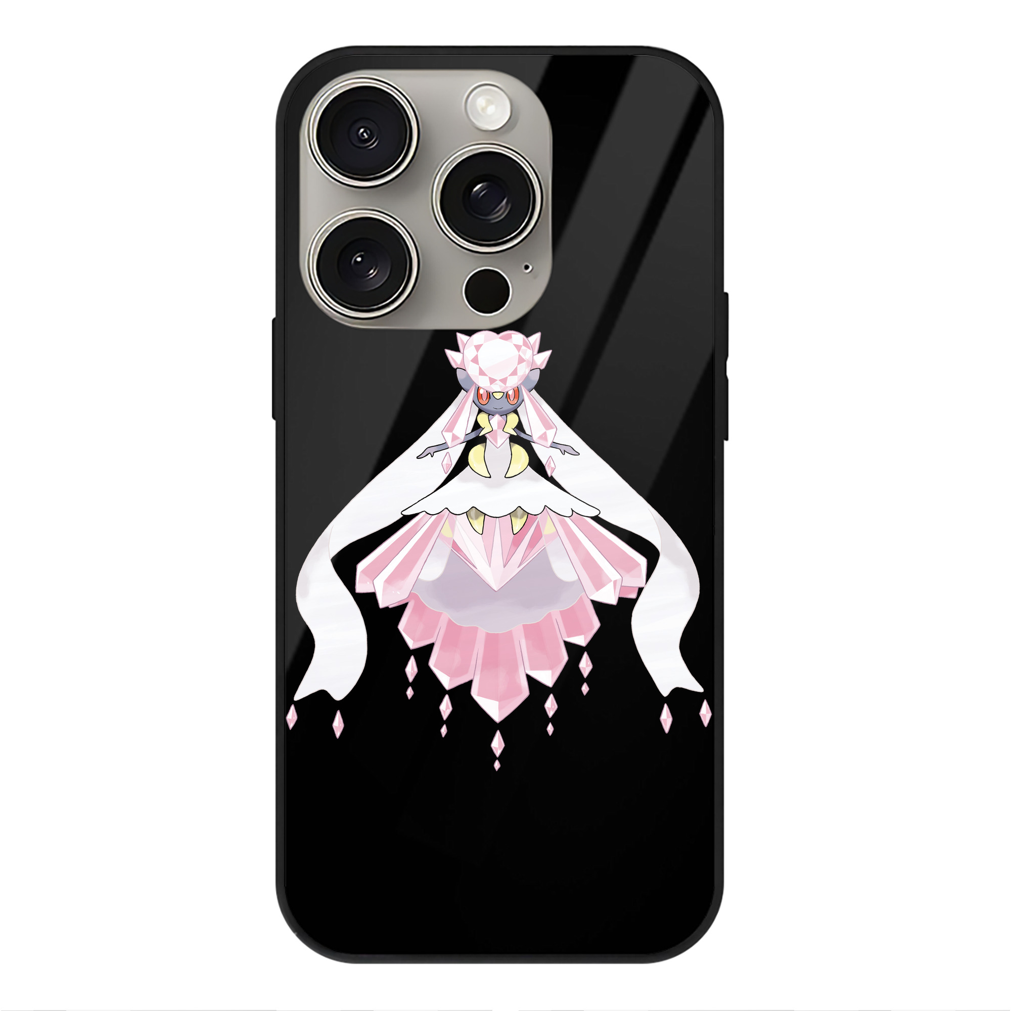 （画像用） ポケットモンスター Pokémon 【iPhone15Pro対応】スマホケース 耐衝撃＆黄変防止 背面ガラス