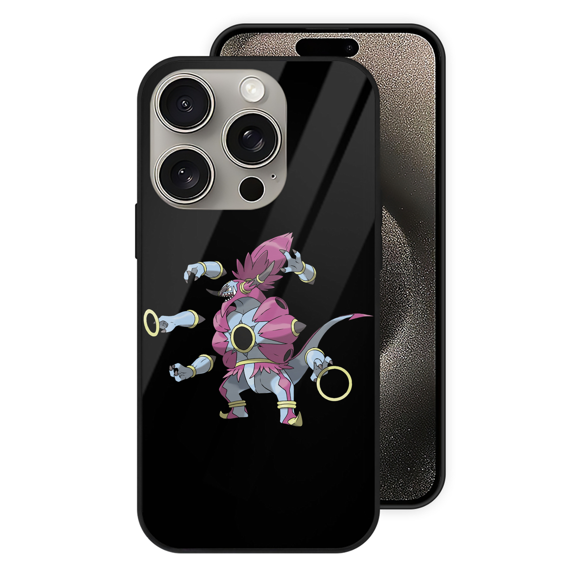 （画像用） ポケットモンスター Pokémon 【iPhone15Pro対応】スマホケース 耐衝撃＆黄変防止 背面ガラス