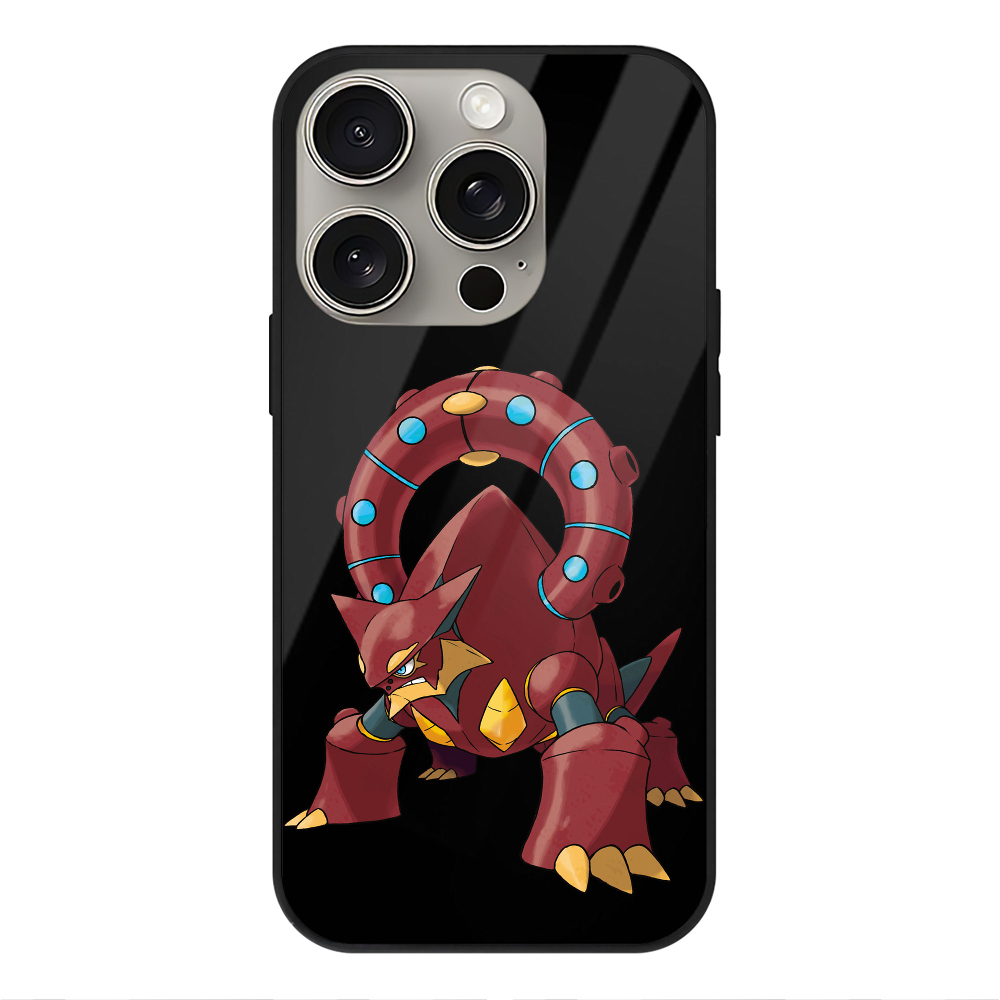 （画像用） ポケットモンスター Pokémon 【iPhone15Pro対応】スマホケース 耐衝撃＆黄変防止 背面ガラス