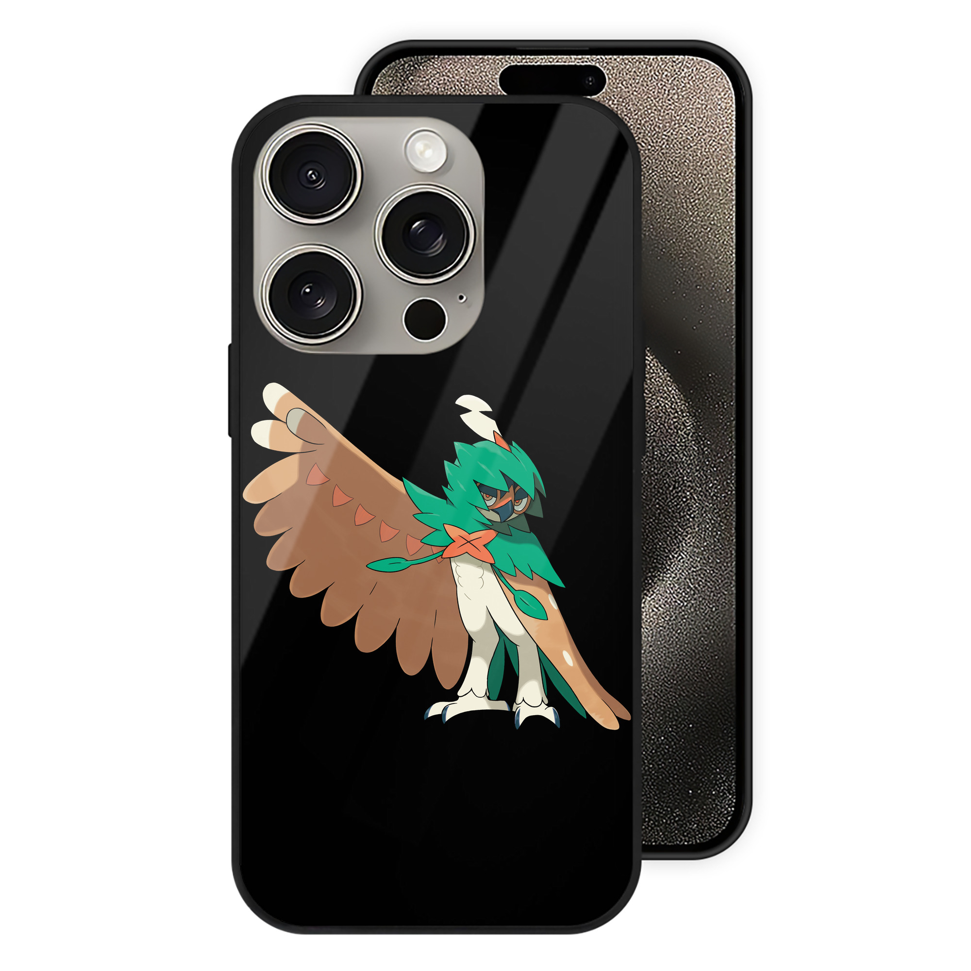 （画像用） ポケットモンスター Pokémon 【iPhone15Pro対応】スマホケース 耐衝撃＆黄変防止 背面ガラス