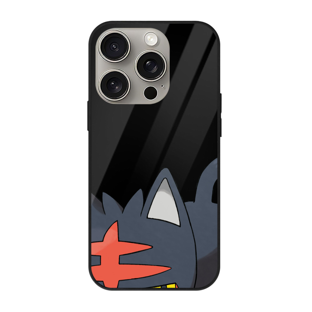（画像用） ポケットモンスター Pokémon 【iPhone15Pro対応】スマホケース 耐衝撃＆黄変防止 背面ガラス