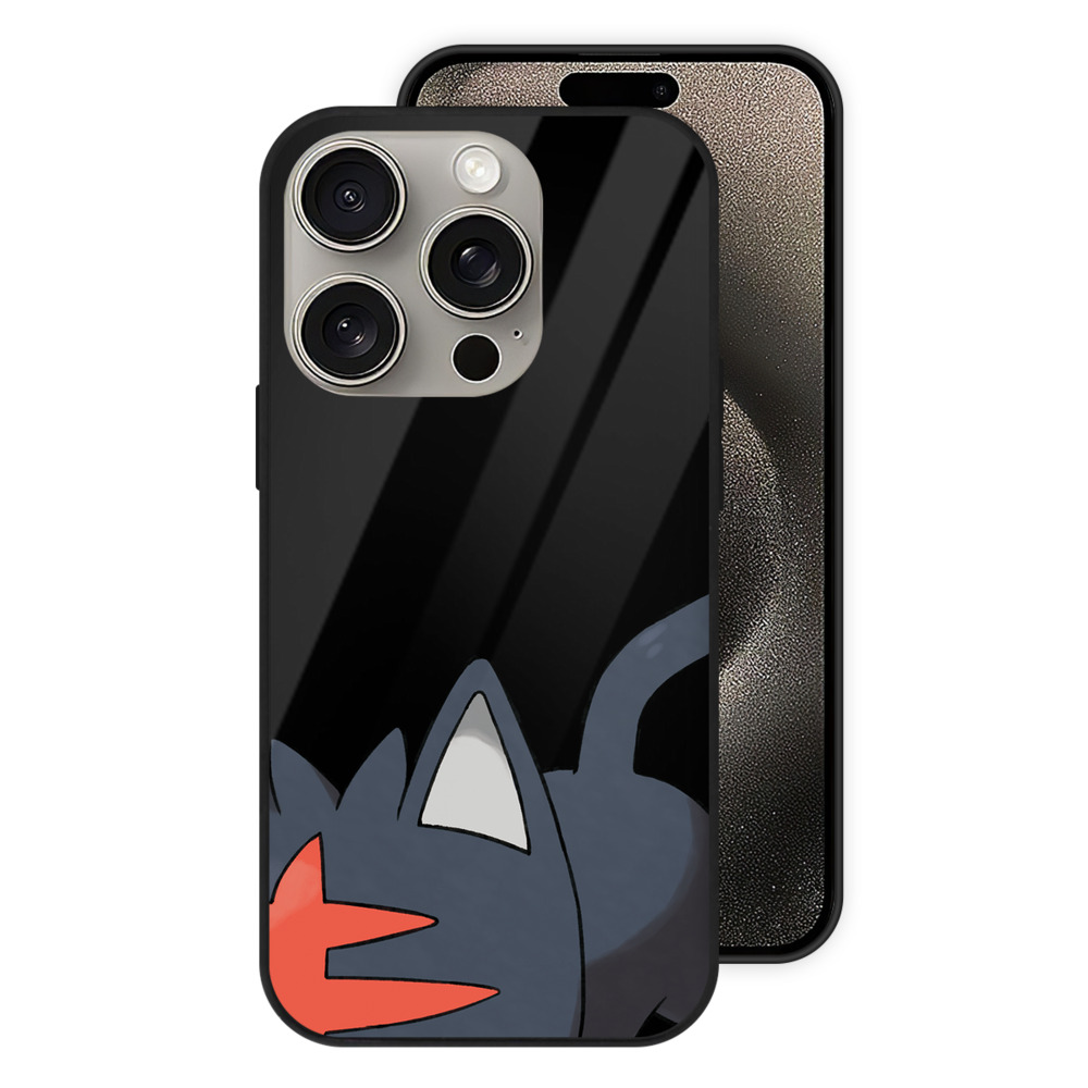 （画像用） ポケットモンスター Pokémon 【iPhone15Pro対応】スマホケース 耐衝撃＆黄変防止 背面ガラス