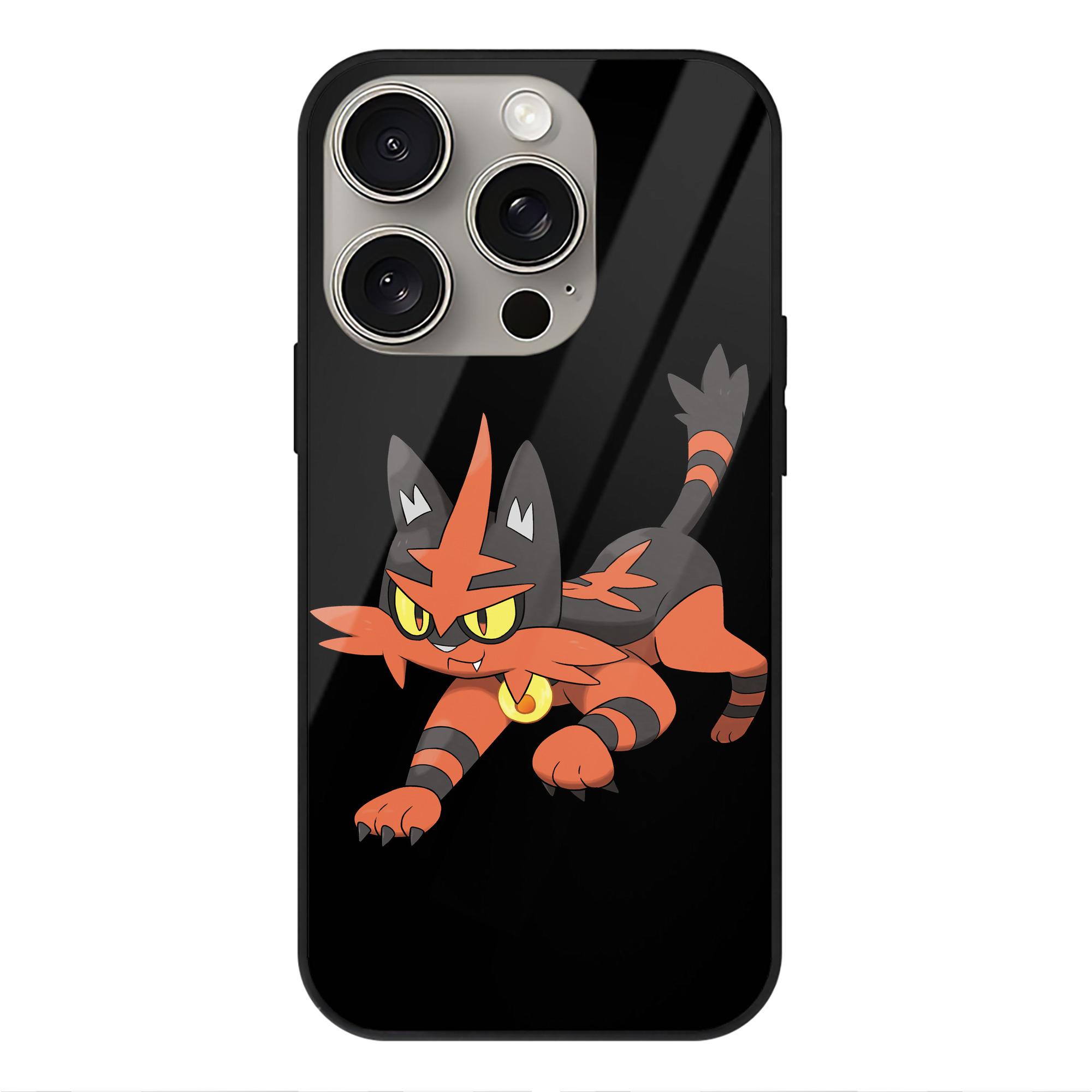 （画像用） ポケットモンスター Pokémon 【iPhone15Pro対応】スマホケース 耐衝撃＆黄変防止 背面ガラス
