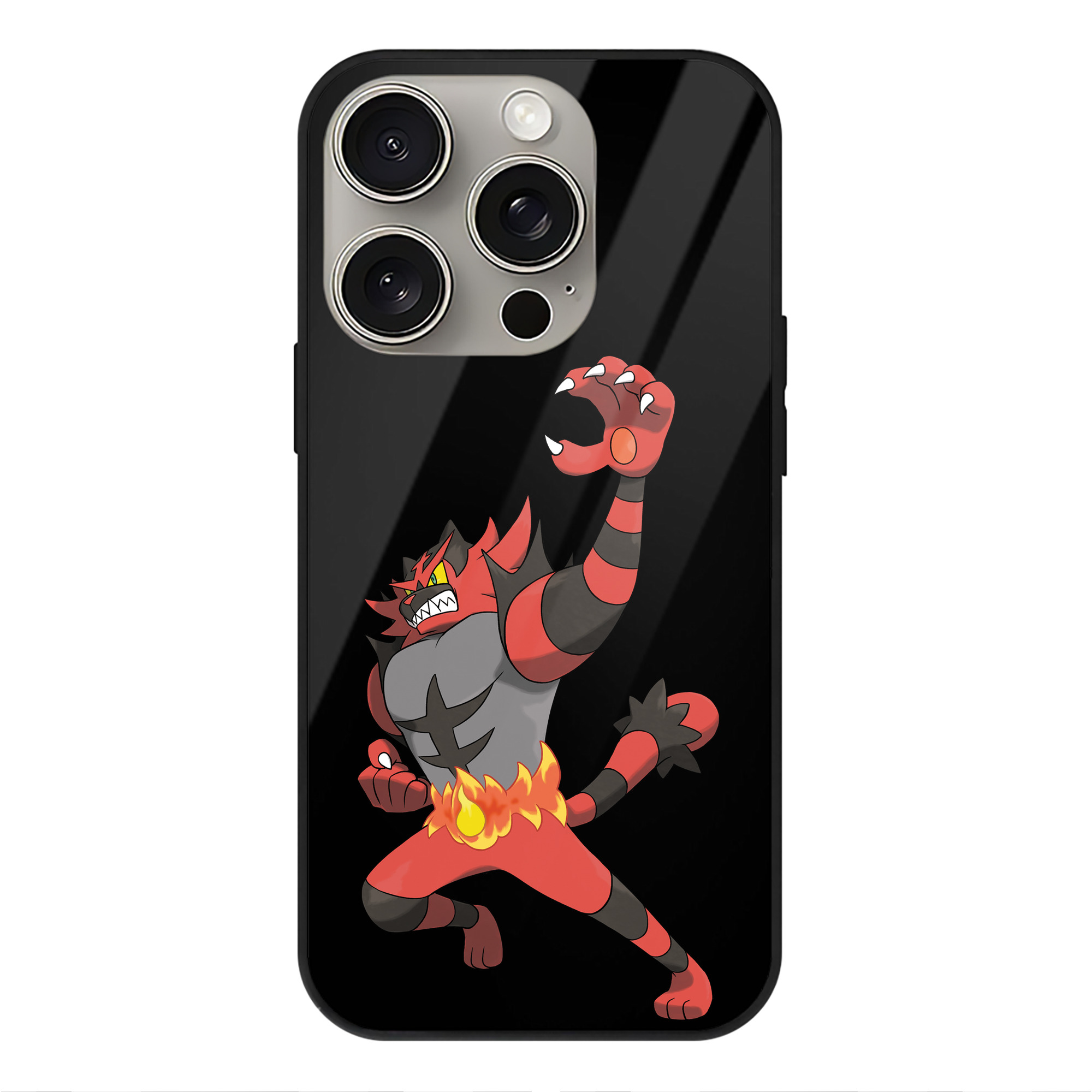 （画像用） ポケットモンスター Pokémon 【iPhone15Pro対応】スマホケース 耐衝撃＆黄変防止 背面ガラス