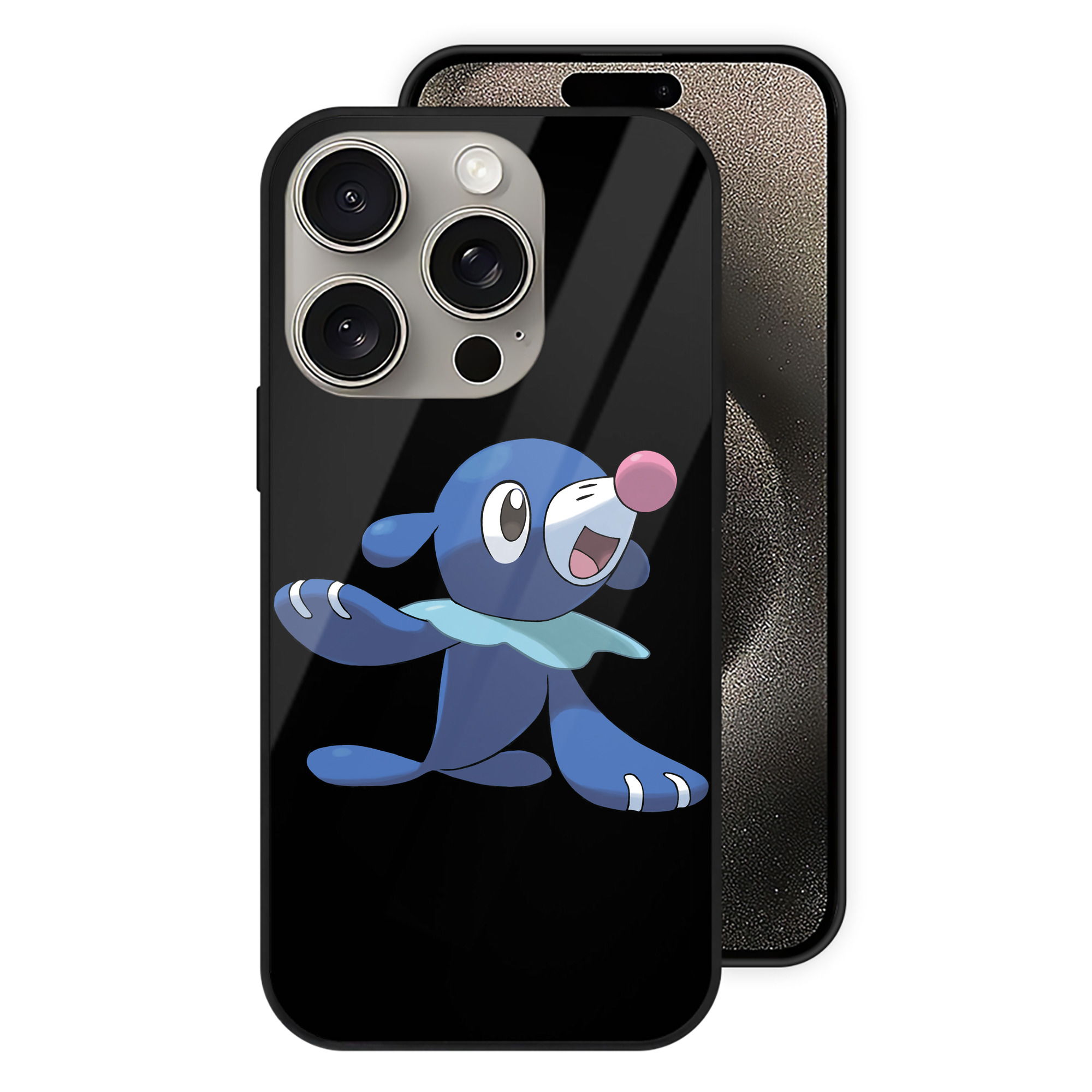 （画像用） ポケットモンスター Pokémon 【iPhone15Pro対応】スマホケース 耐衝撃＆黄変防止 背面ガラス