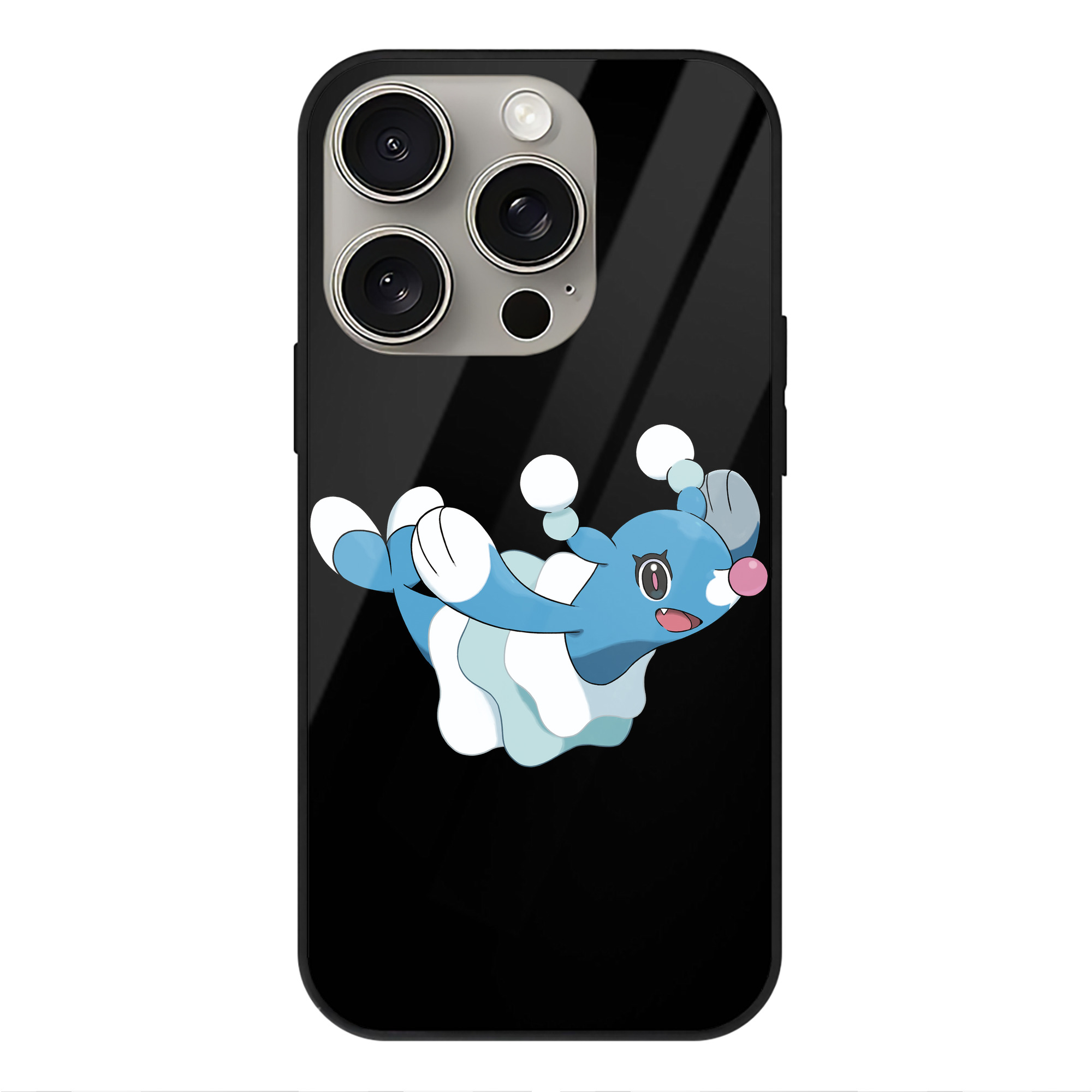 （画像用） ポケットモンスター Pokémon 【iPhone15Pro対応】スマホケース 耐衝撃＆黄変防止 背面ガラス
