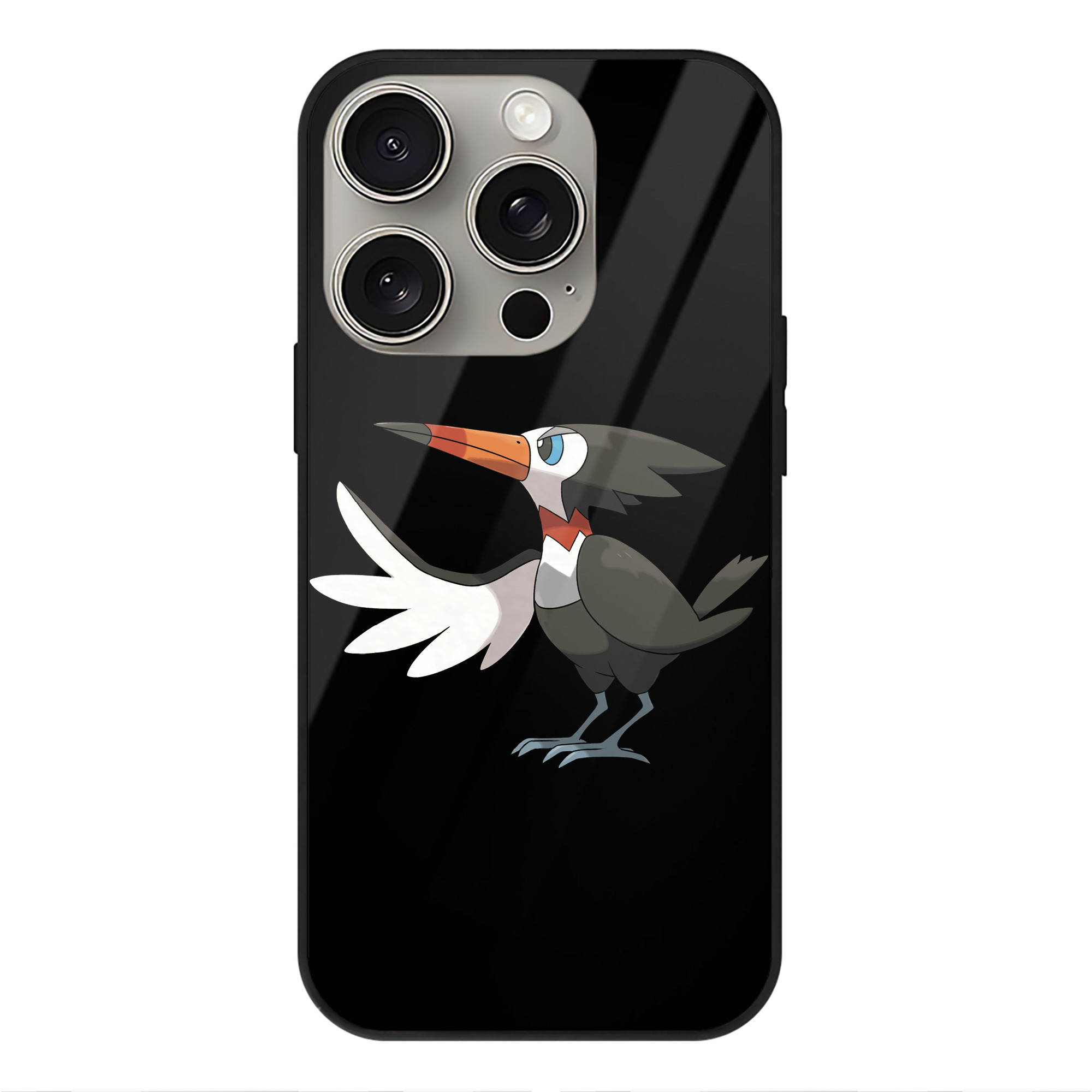 （画像用） ポケットモンスター Pokémon 【iPhone15Pro対応】スマホケース 耐衝撃＆黄変防止 背面ガラス