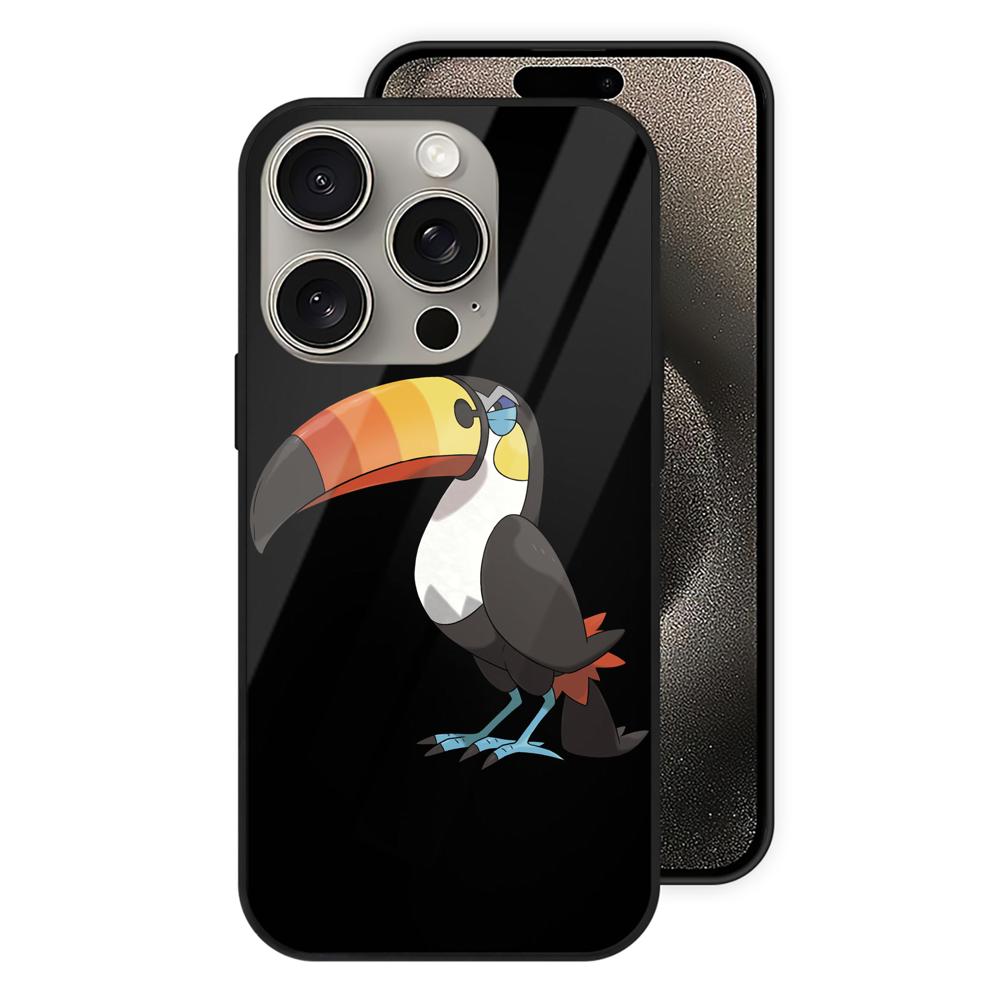 （画像用） ポケットモンスター Pokémon 【iPhone15Pro対応】スマホケース 耐衝撃＆黄変防止 背面ガラス