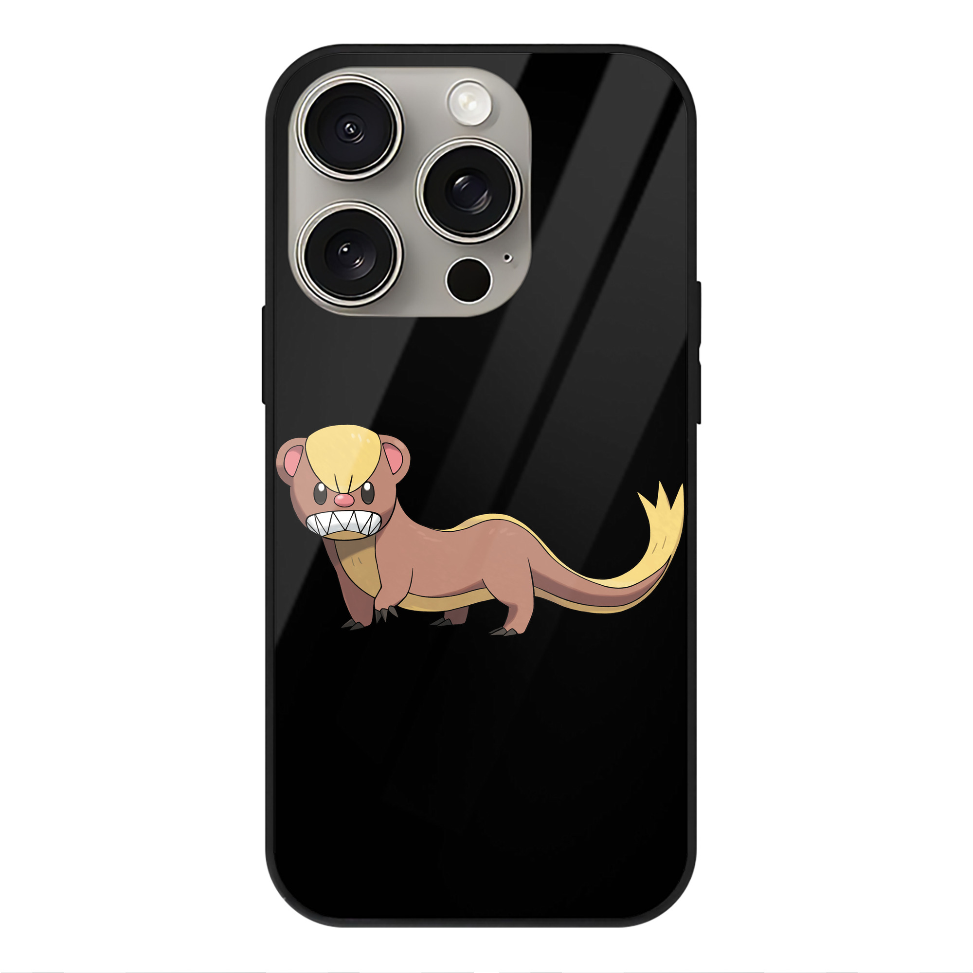 （画像用） ポケットモンスター Pokémon 【iPhone15Pro対応】スマホケース 耐衝撃＆黄変防止 背面ガラス