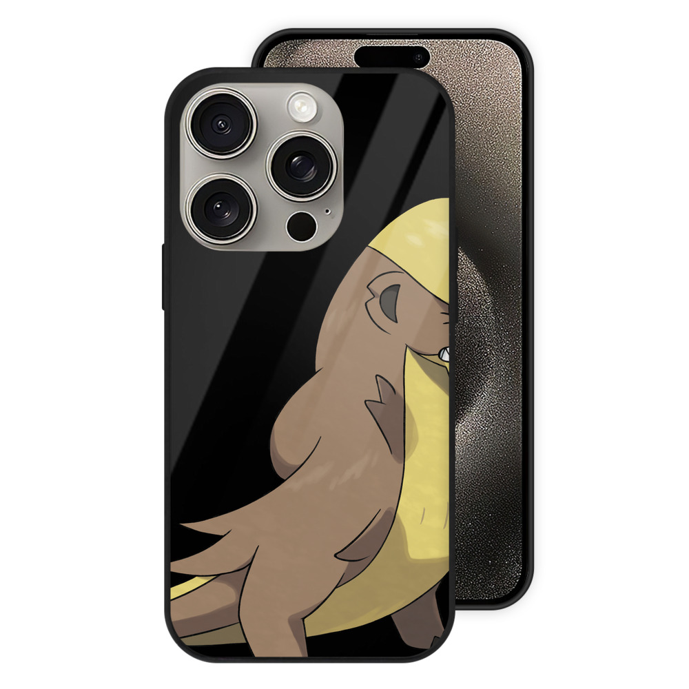 （画像用） ポケットモンスター Pokémon 【iPhone15Pro対応】スマホケース 耐衝撃＆黄変防止 背面ガラス
