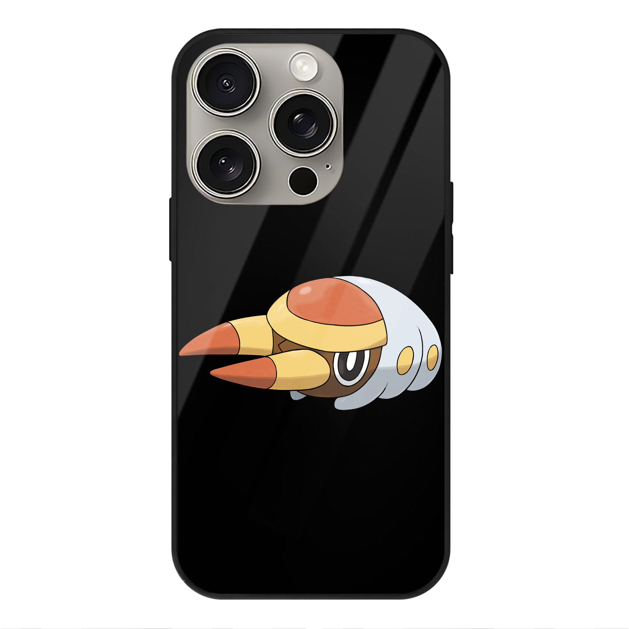 （画像用） ポケットモンスター Pokémon 【iPhone15Pro対応】スマホケース 耐衝撃＆黄変防止 背面ガラス