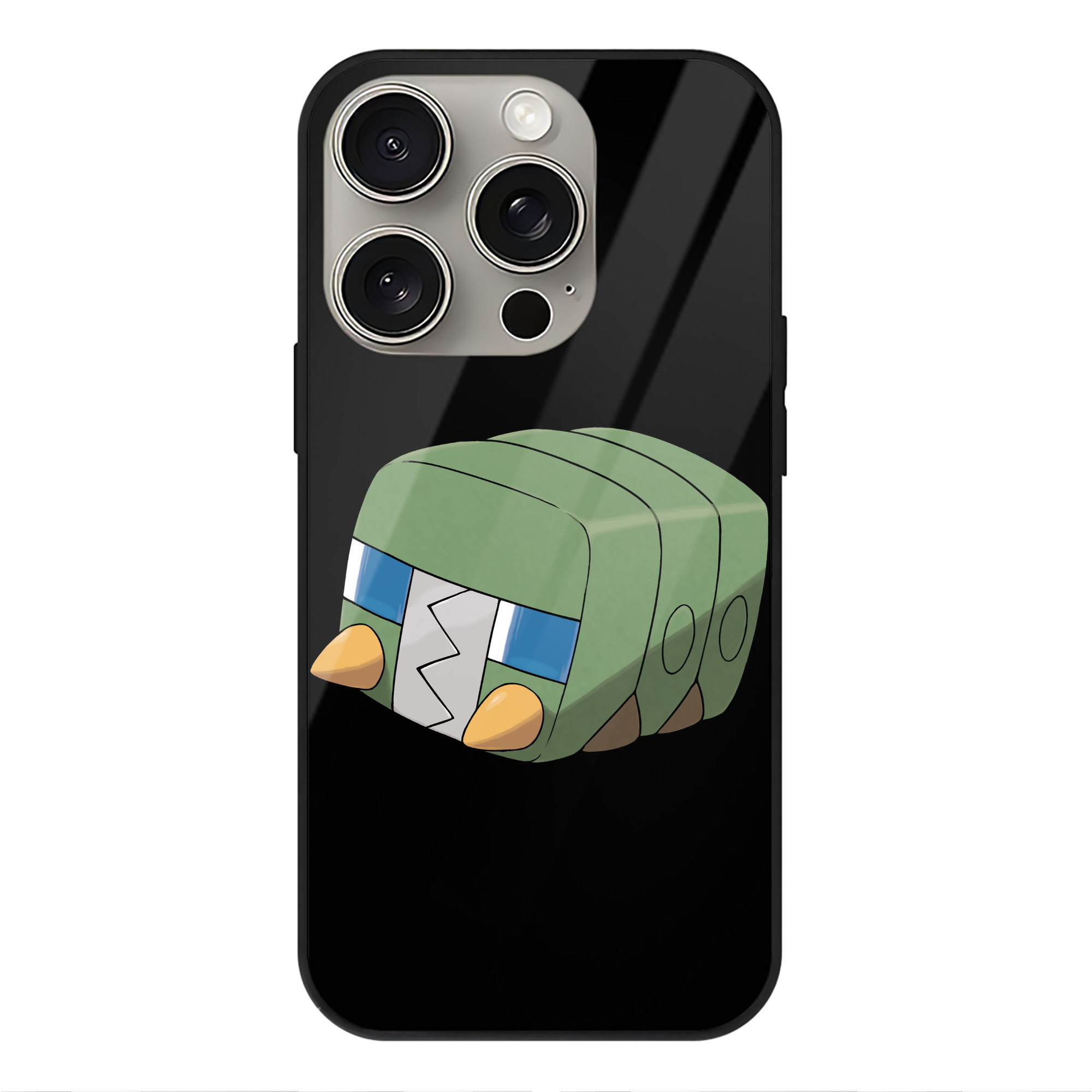 （画像用） ポケットモンスター Pokémon 【iPhone15Pro対応】スマホケース 耐衝撃＆黄変防止 背面ガラス