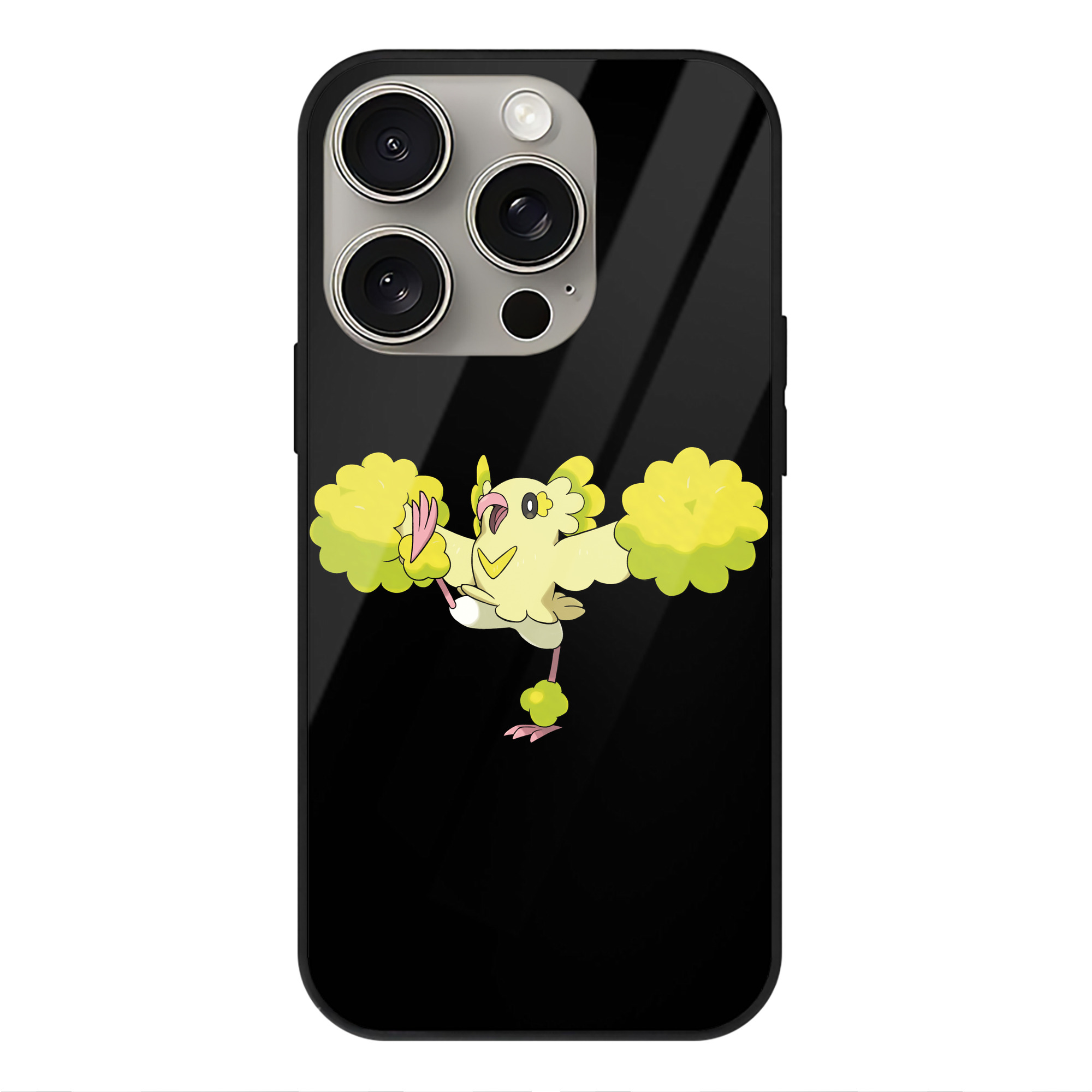 （画像用） ポケットモンスター Pokémon 【iPhone15Pro対応】スマホケース 耐衝撃＆黄変防止 背面ガラス