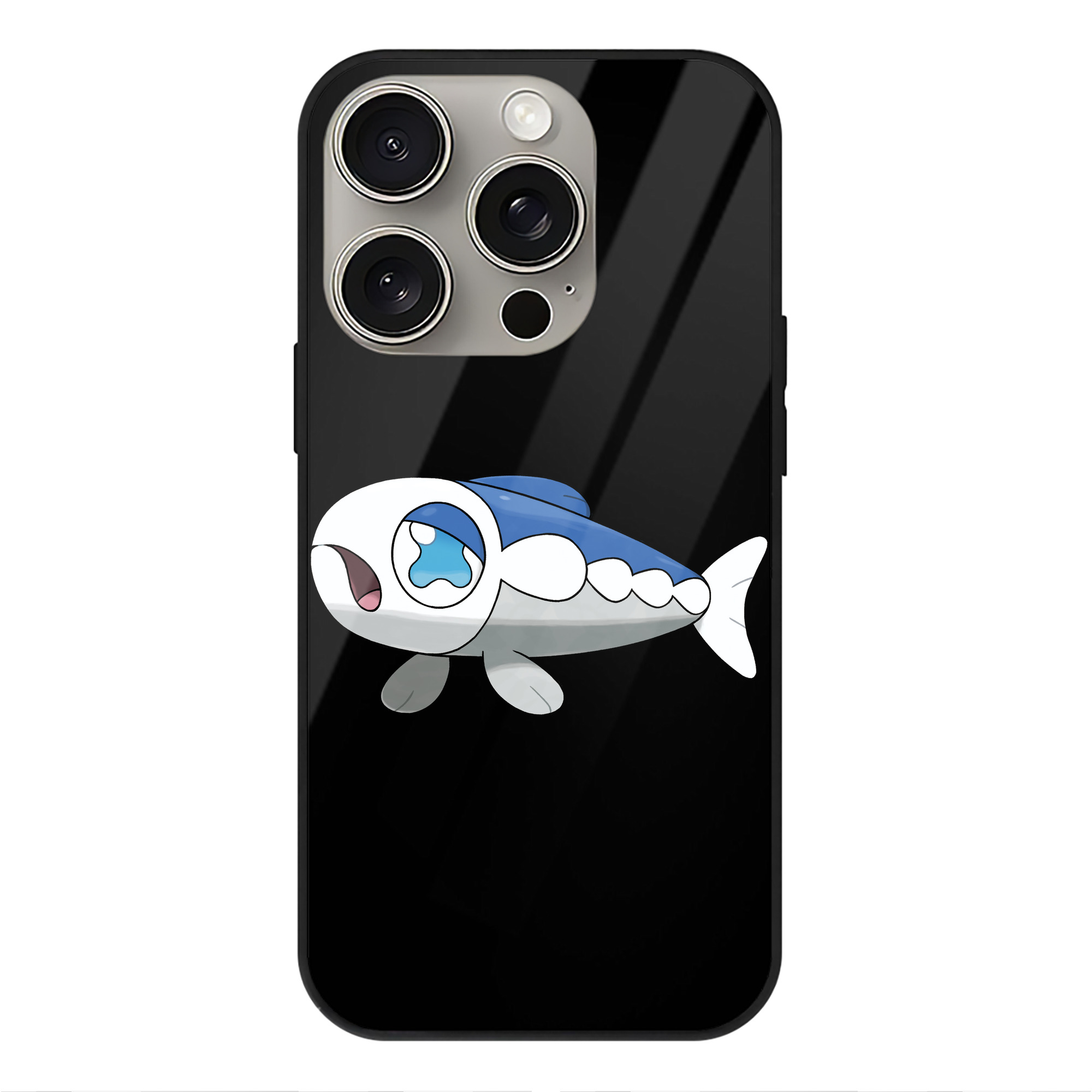 （画像用） ポケットモンスター Pokémon 【iPhone15Pro対応】スマホケース 耐衝撃＆黄変防止 背面ガラス