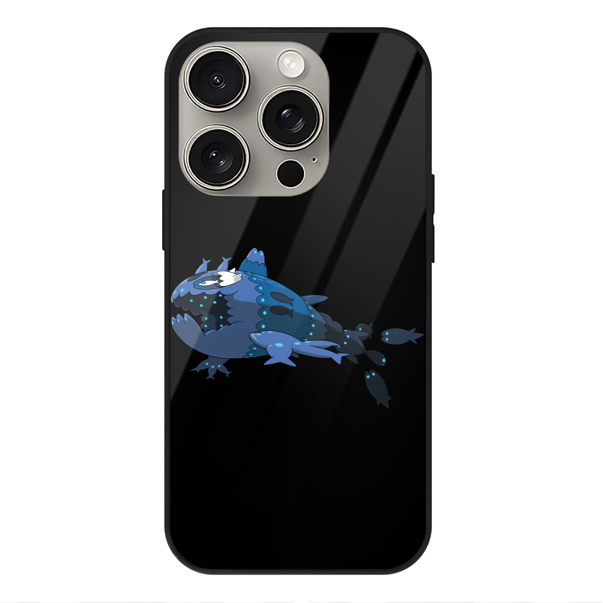 （画像用） ポケットモンスター Pokémon 【iPhone15Pro対応】スマホケース 耐衝撃＆黄変防止 背面ガラス