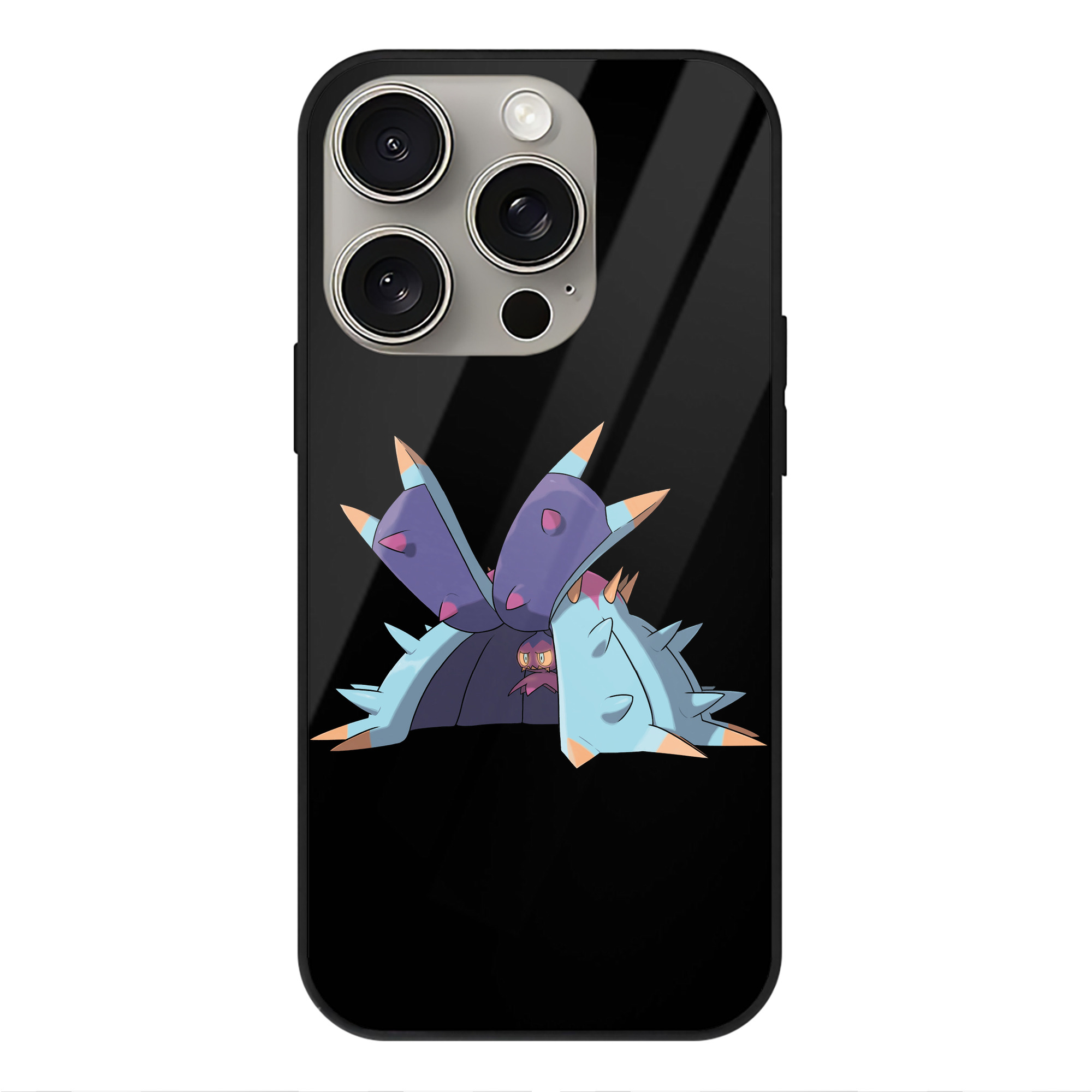 （画像用） ポケットモンスター Pokémon 【iPhone15Pro対応】スマホケース 耐衝撃＆黄変防止 背面ガラス