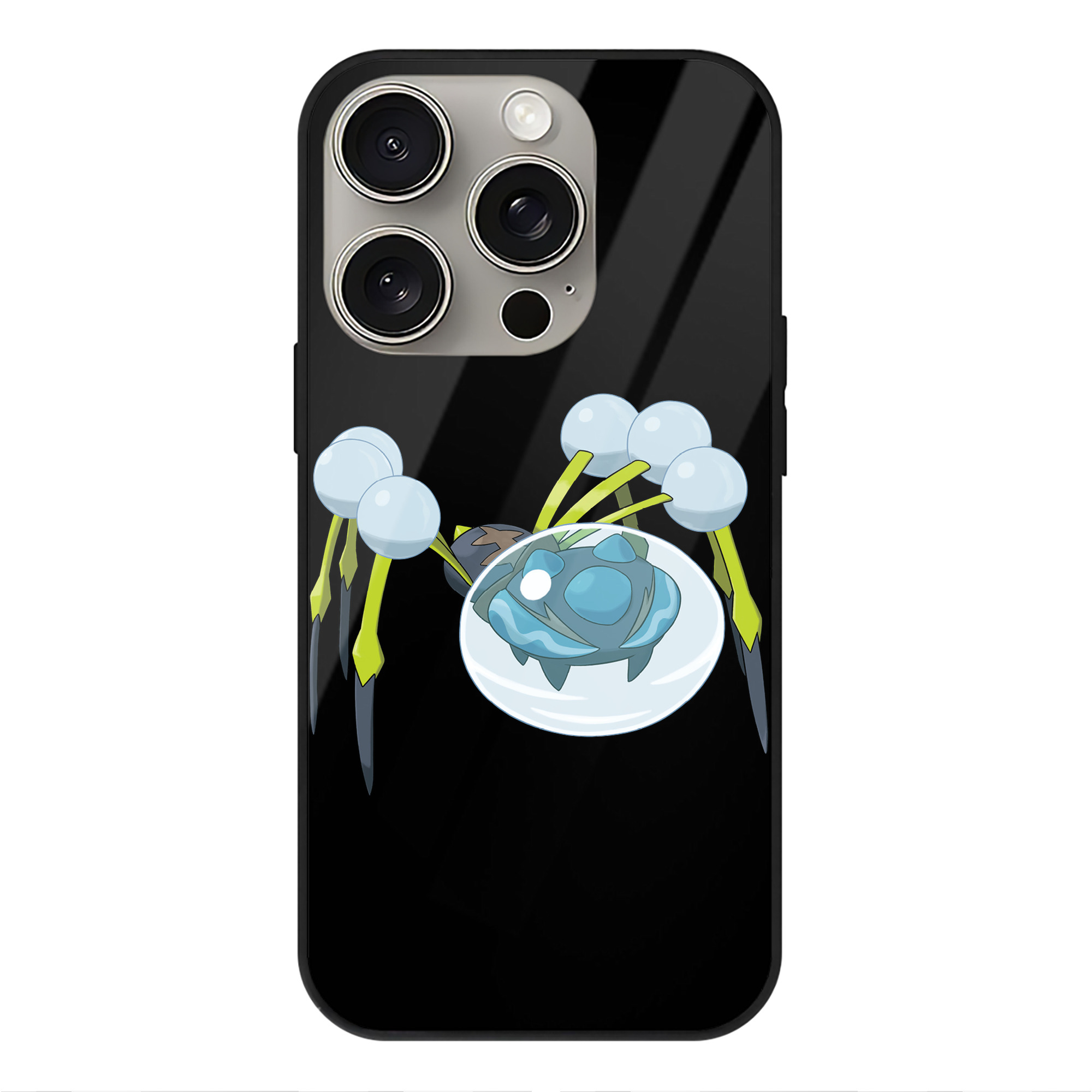（画像用） ポケットモンスター Pokémon 【iPhone15Pro対応】スマホケース 耐衝撃＆黄変防止 背面ガラス