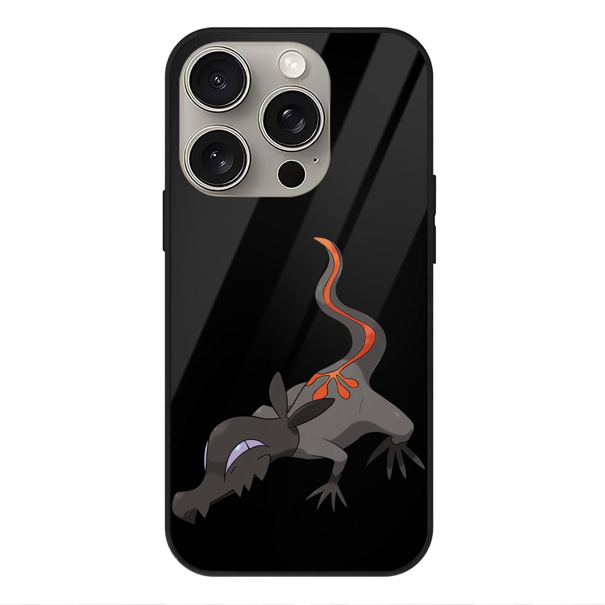 （画像用） ポケットモンスター Pokémon 【iPhone15Pro対応】スマホケース 耐衝撃＆黄変防止 背面ガラス