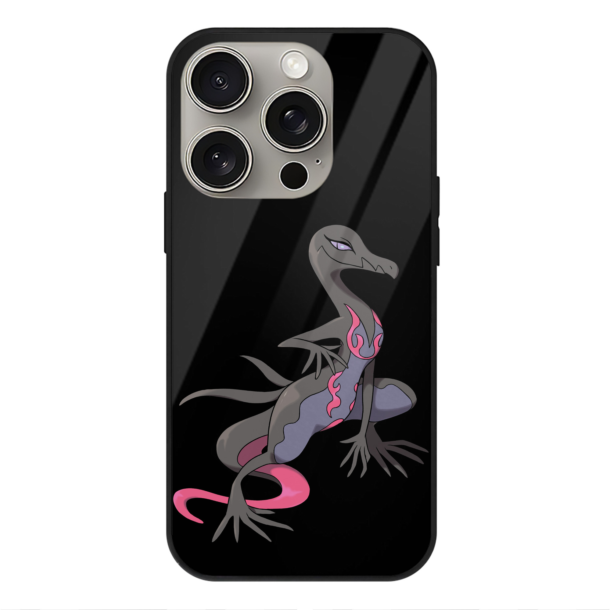 （画像用） ポケットモンスター Pokémon 【iPhone15Pro対応】スマホケース 耐衝撃＆黄変防止 背面ガラス